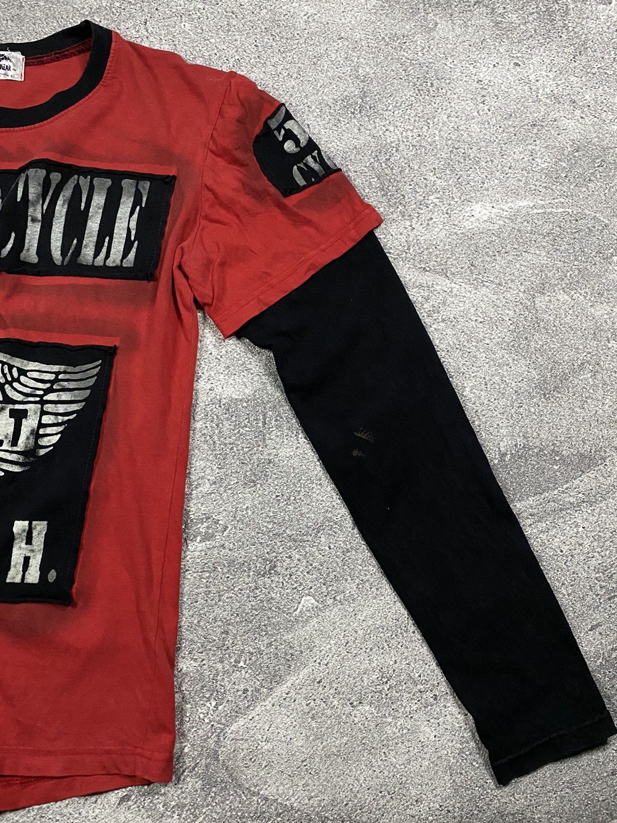14th Addiction × If Six Was Nine × Japanese Brand Y2k double layer motor cycle ifsixwasnine longsleeve t shirt Size US M / EU 48-50 / 2 - 6 Thumbnail