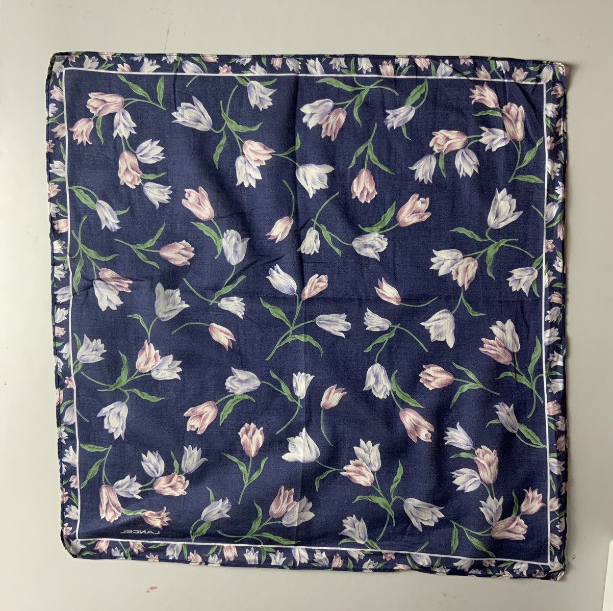 Lancel Lancel Flower Art Handkerchief Size ONE SIZE - 4 Thumbnail
