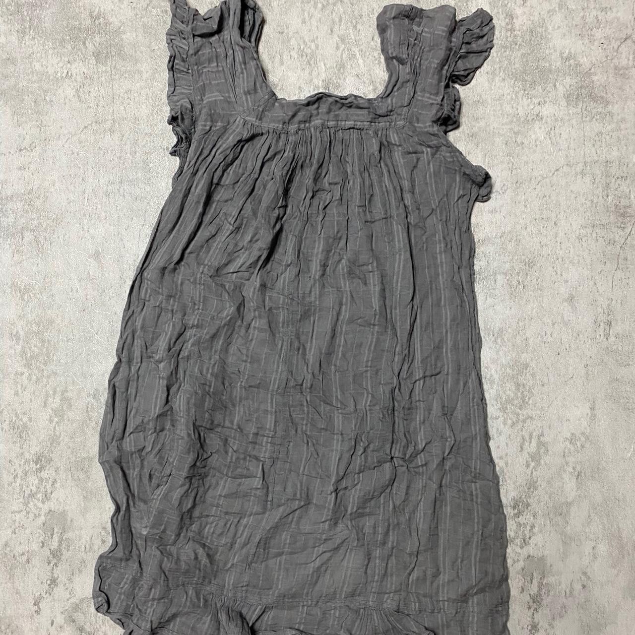 Other Grey cotton babydoll top with ruffles #boho Size L / US 10 / IT 46 - 5 Thumbnail