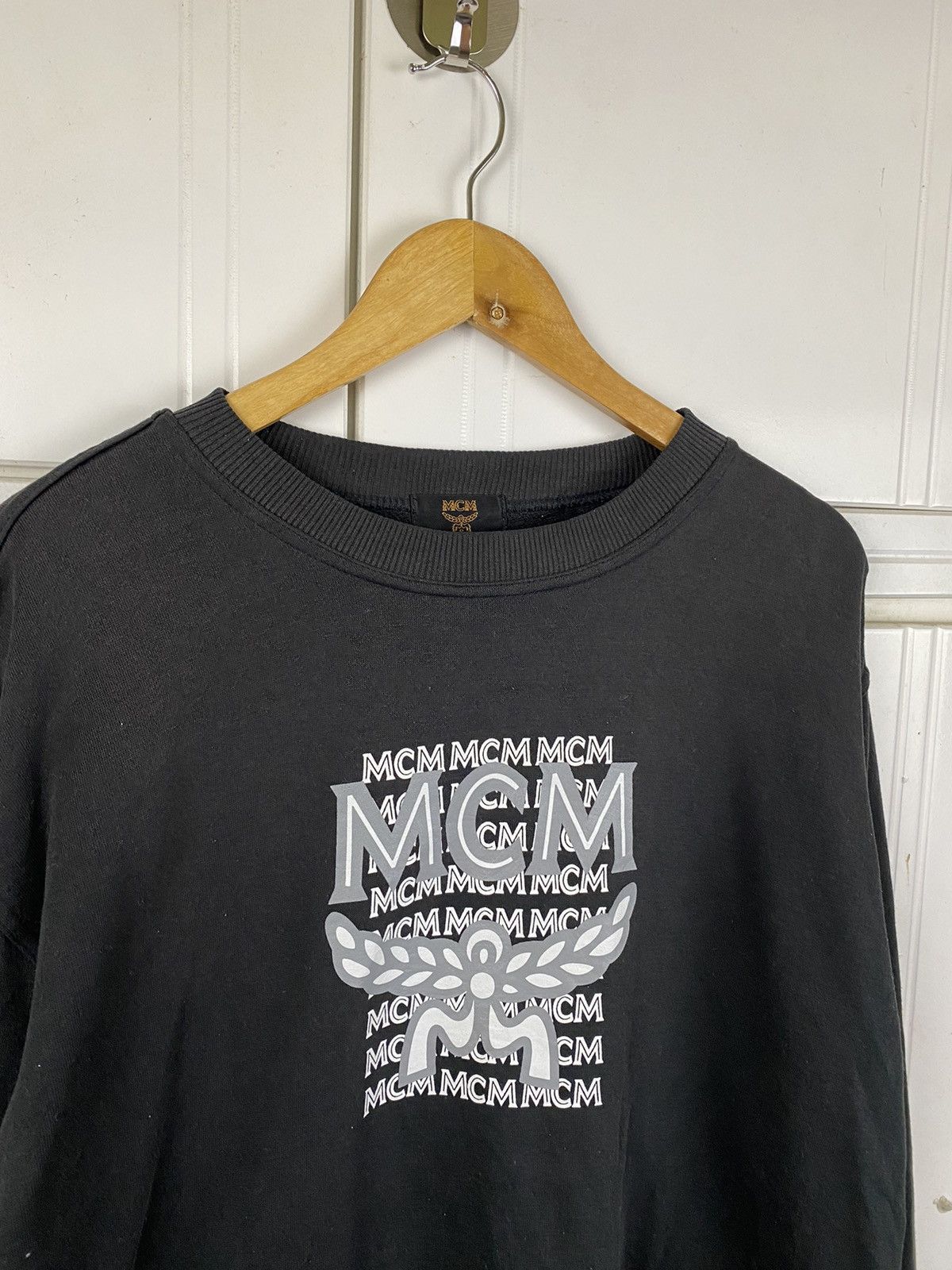MCM × Vintage Vintage MCM Big Logo Black Size US L / EU 52-54 / 3 - 3 Thumbnail