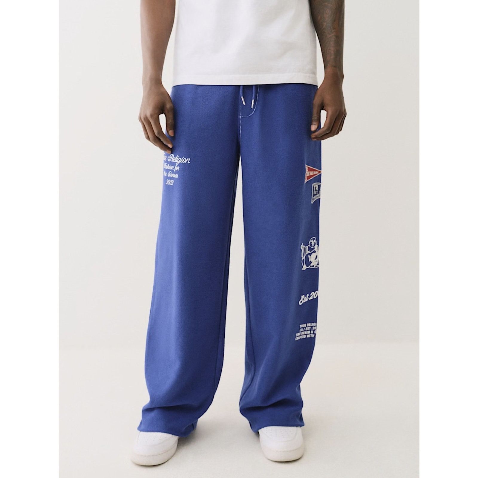 True Religion True Religion Mens Reverse Terry Baggy Sweatpants Size US 35 - 1 Thumbnail