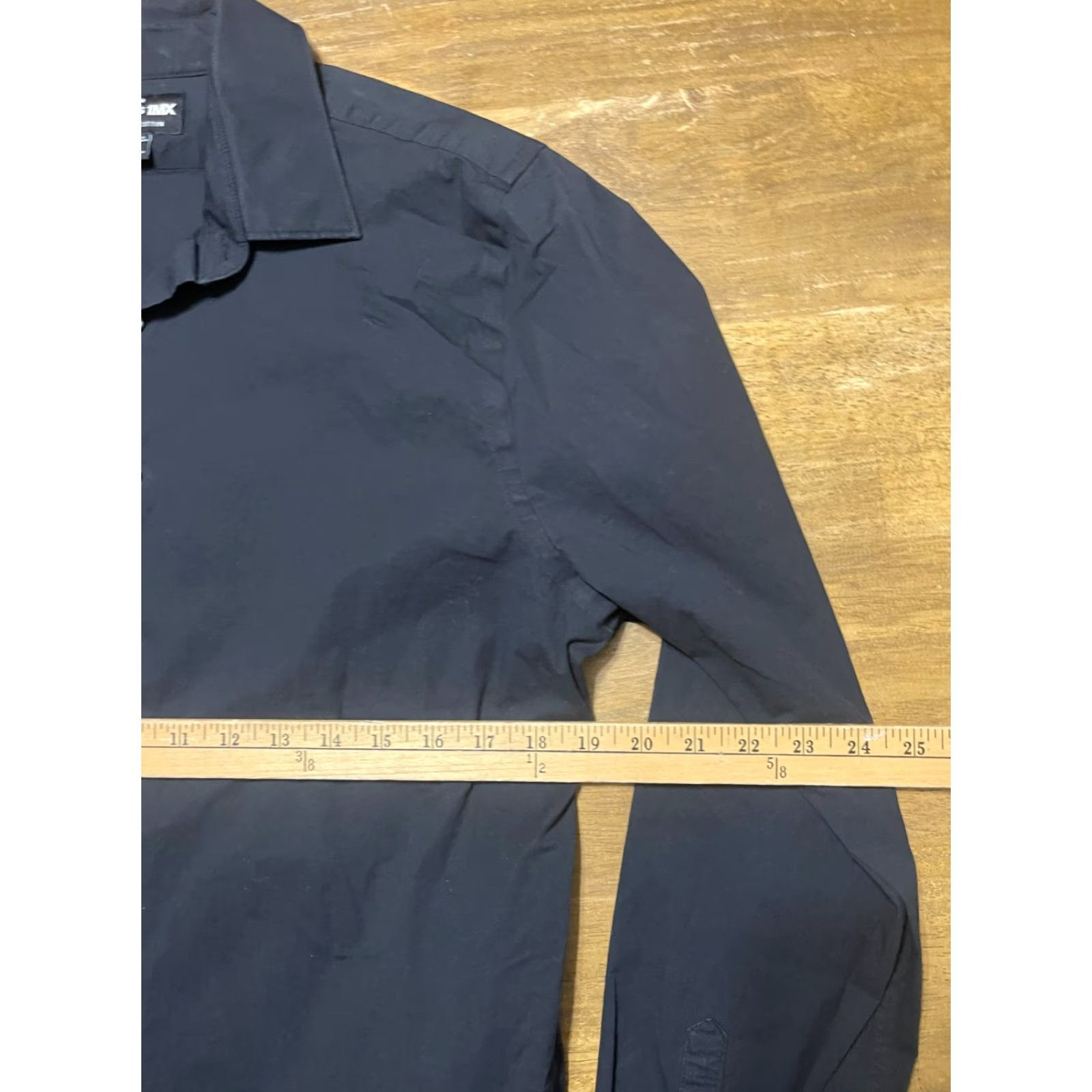 Express Express Shirt, Mens Size Large, 16-16.5, Black, Button Up, Long Sleeve, Slim, 1MX, Express, Casual, Regular, Fall/Spring/Summer, Mens Size US L / EU 52-54 / 3 - 3 Thumbnail