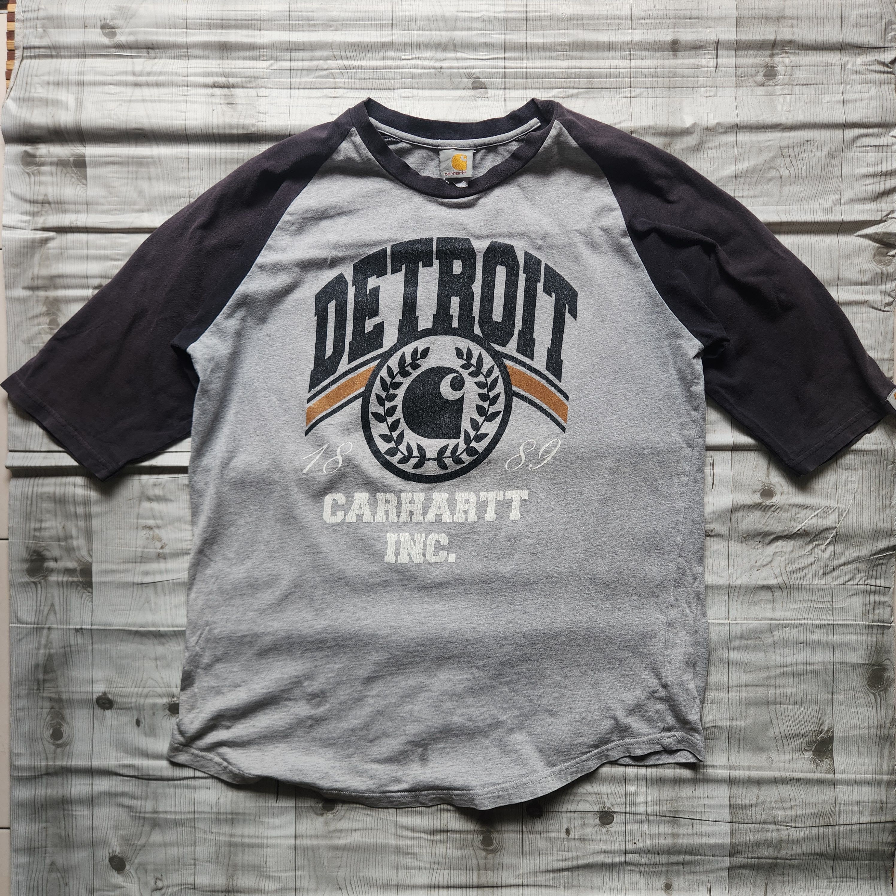 Vintage Carhartt Detroit Raglan TShirt
