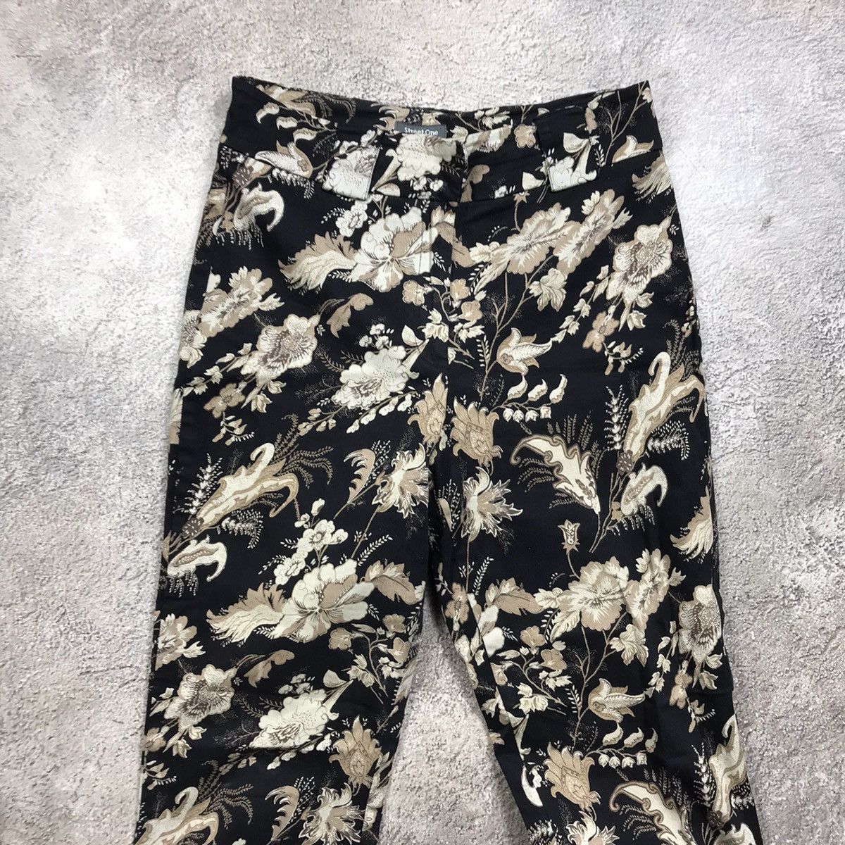 Vintage Vintage Y2K Baggy Wide Leg Sweatpants All Over Print Rave 27 Size 27" / US 4 / IT 40 - 3 Thumbnail