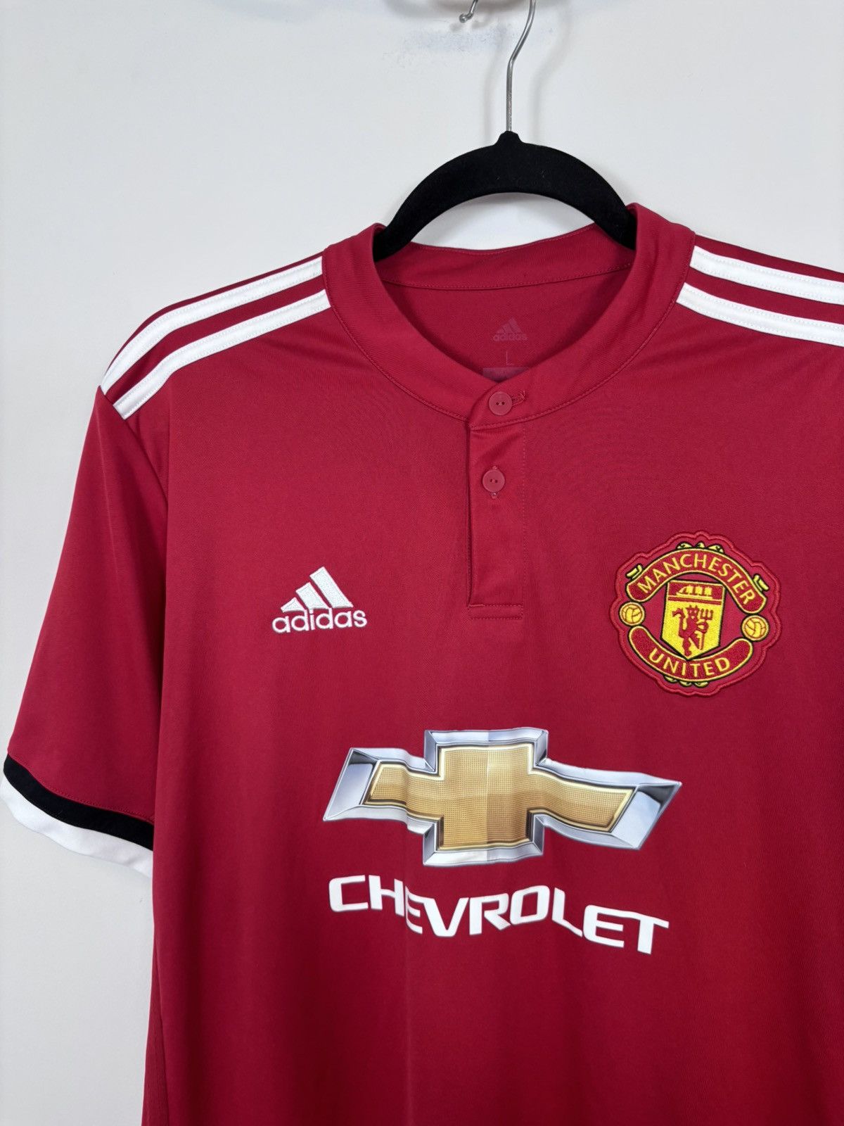 Adidas Adidas Manchester United 2017/2018 Home Soccer Jersey Shirt Size US L / EU 52-54 / 3 - 7 Thumbnail