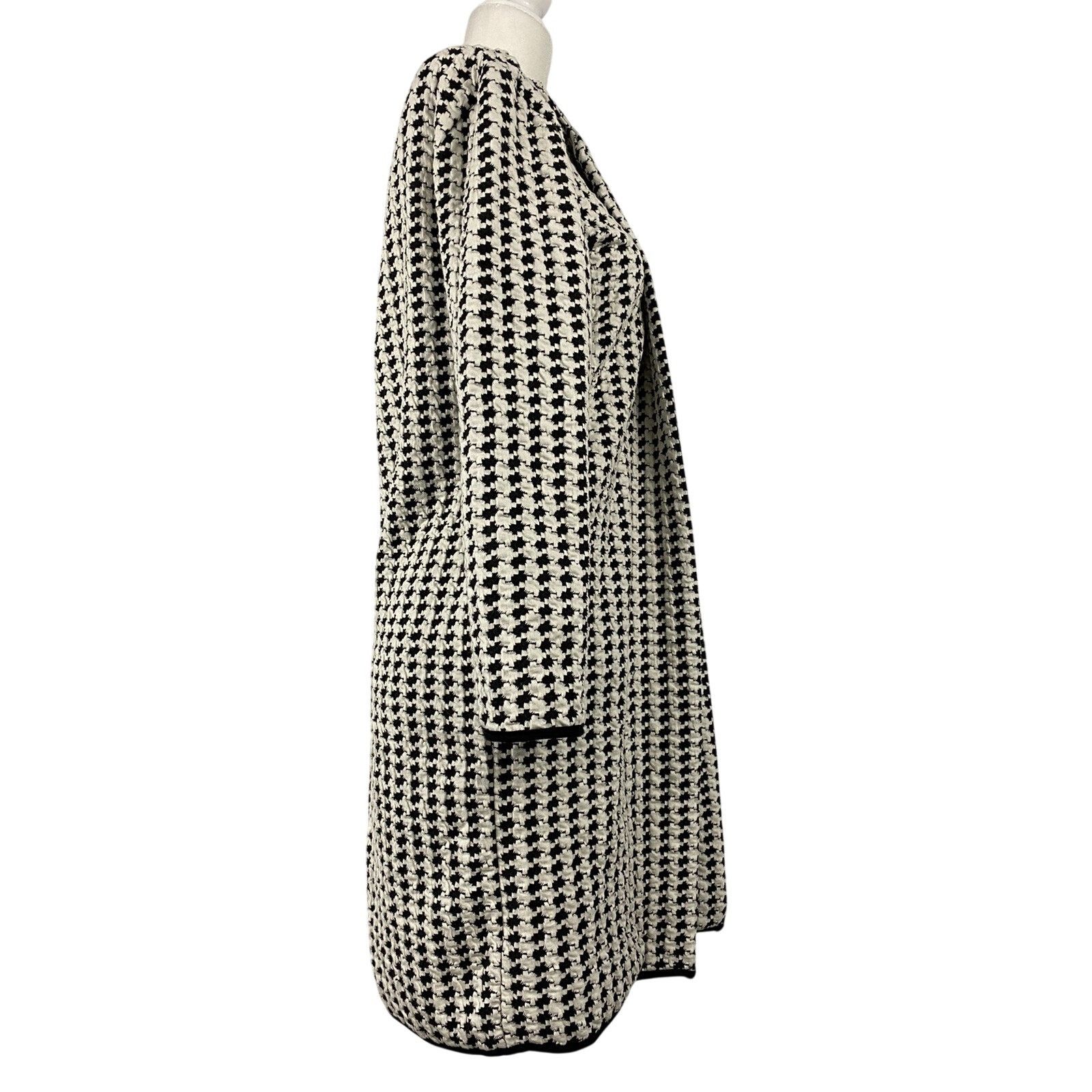 Alberta Ferretti Philosophy Cut And Sewn Black Ivory Jod Jacke Size S A003049 Size S / US 4 / IT 40 - 2 Thumbnail