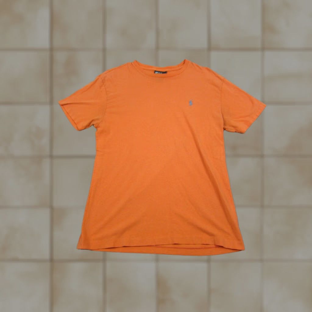 Polo Ralph Lauren Polo Ralph Lauren Shirt Mens Small Orange Blue Pony Short Sleeve Size US S / EU 44-46 / 1 - 1 Thumbnail