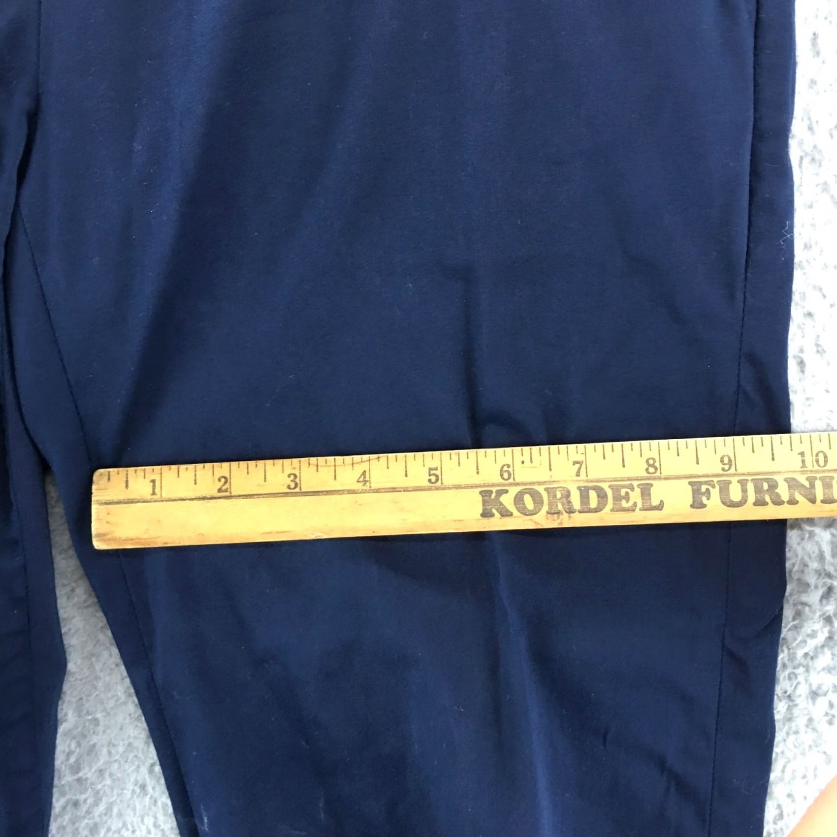 Banana Republic Banana Republic The Avalon Pants Womens 6 Blue Cotton Blend Mid Rise Zip Fly Chino Flat Front Regular Straight Pants Mens Womens Girls Boys Size 28" / US 6 / IT 42 - 6 Thumbnail