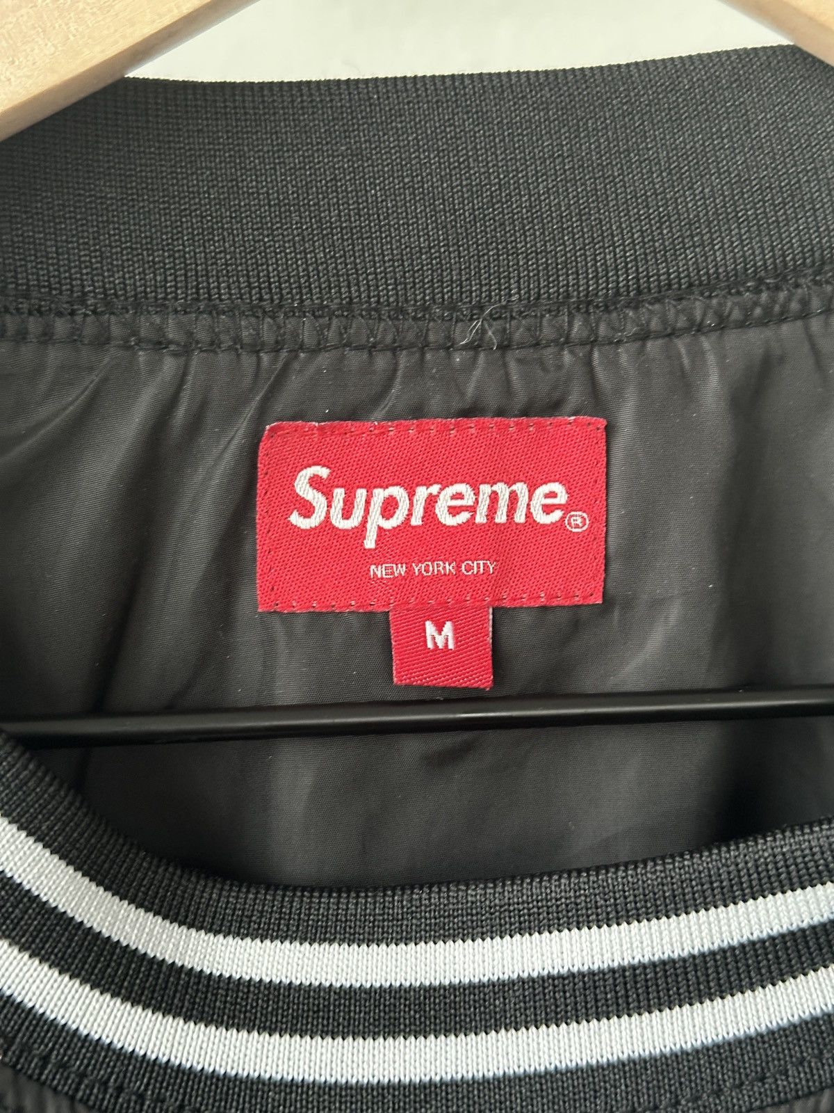Supreme Supreme Piping Warm Up Pullover Sweater Black Size US M / EU 48-50 / 2 - 7 Thumbnail