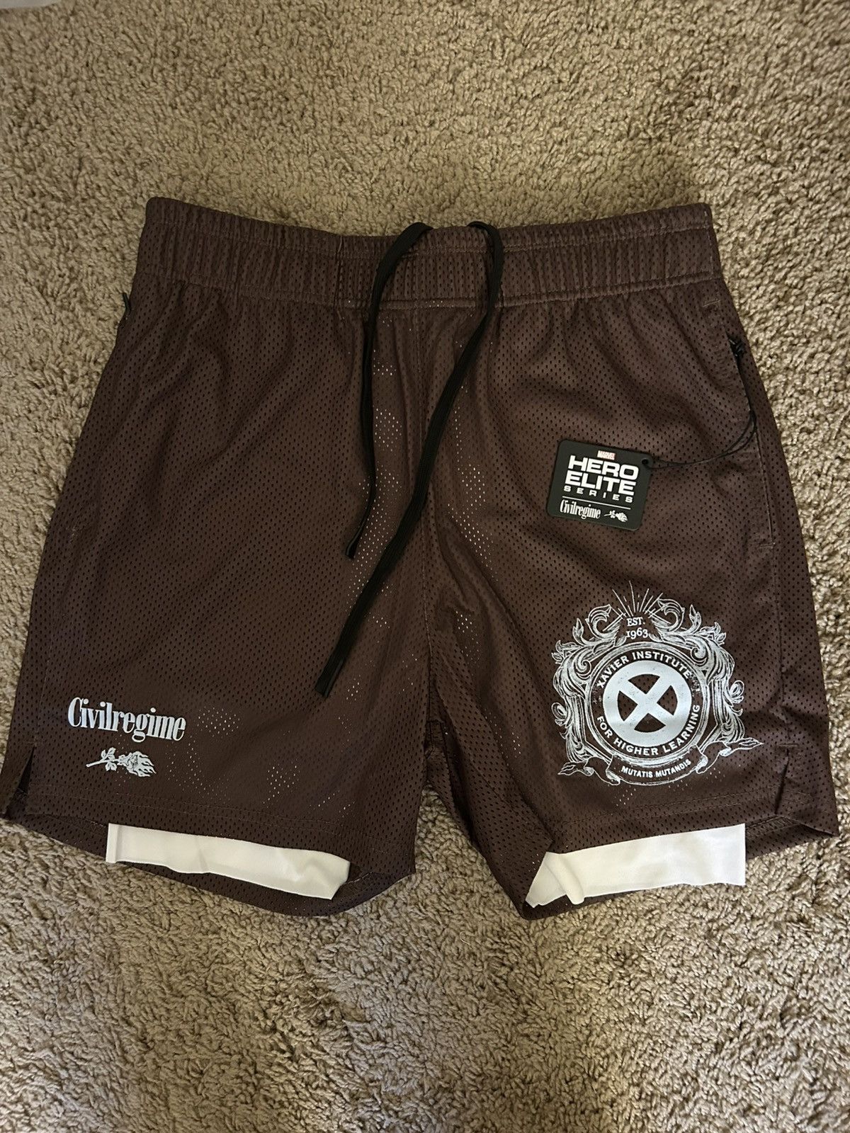 Civil Regime NWT Civil Regime Hero Elite Series Brown Shorts Size Small Size US 27 - 1 Thumbnail