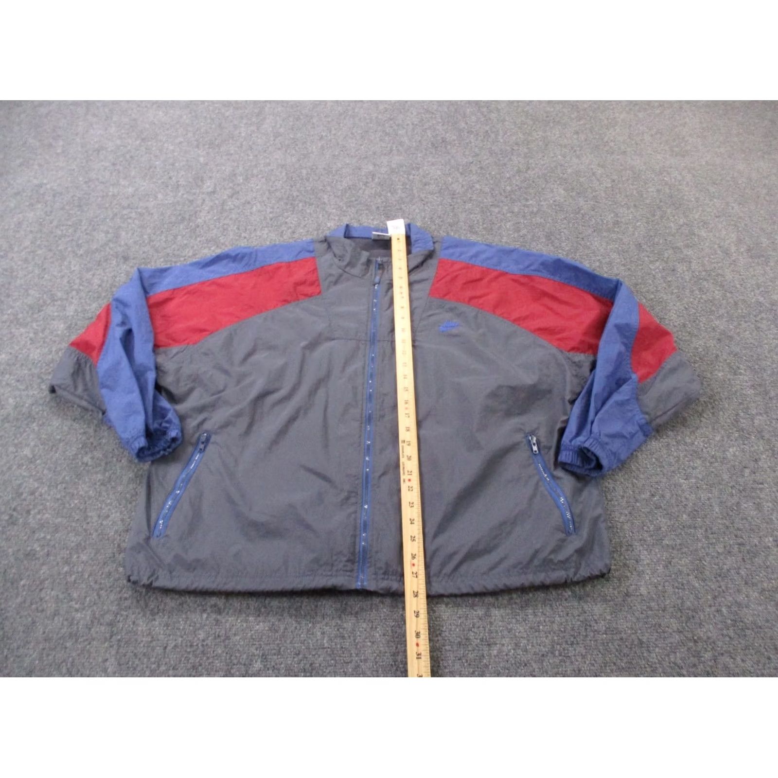 Nike VINTAGE Nike Jacket Mens L Nylon Retro Windbreaker 90s Sports Track Size US L / EU 52-54 / 3 - 3 Thumbnail