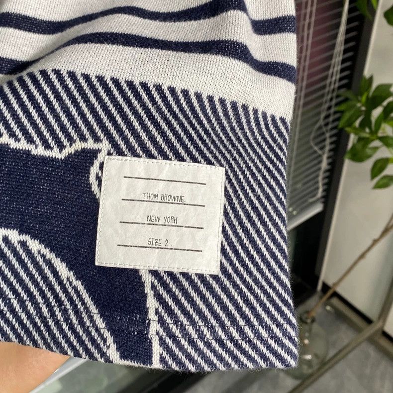 Thom Browne Thom Browne size2 Knitted shorts Size US 26 / EU 42 - 4 Thumbnail