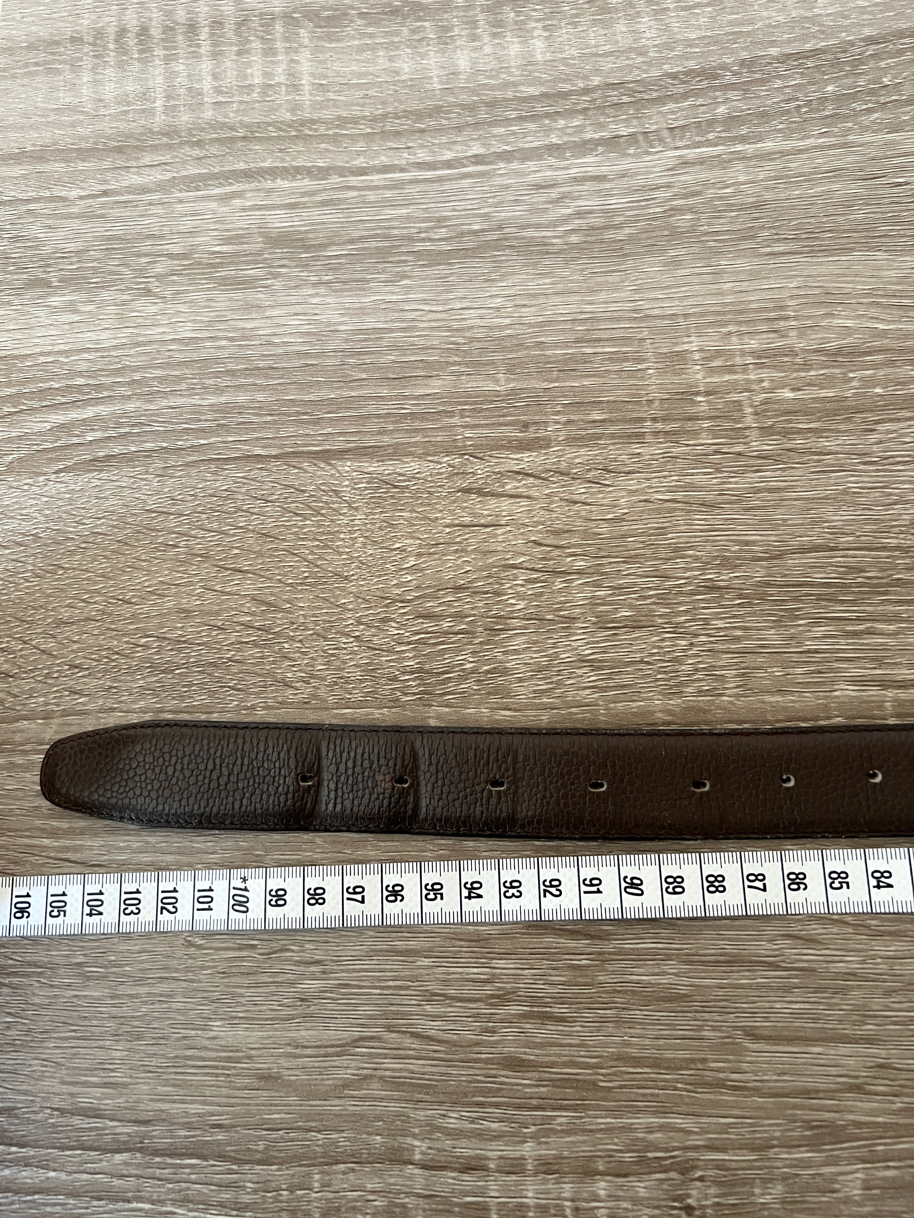 Lanvin Vintage Lanvin Paris Brown Leather Belt France Size ONE SIZE - 11 Thumbnail
