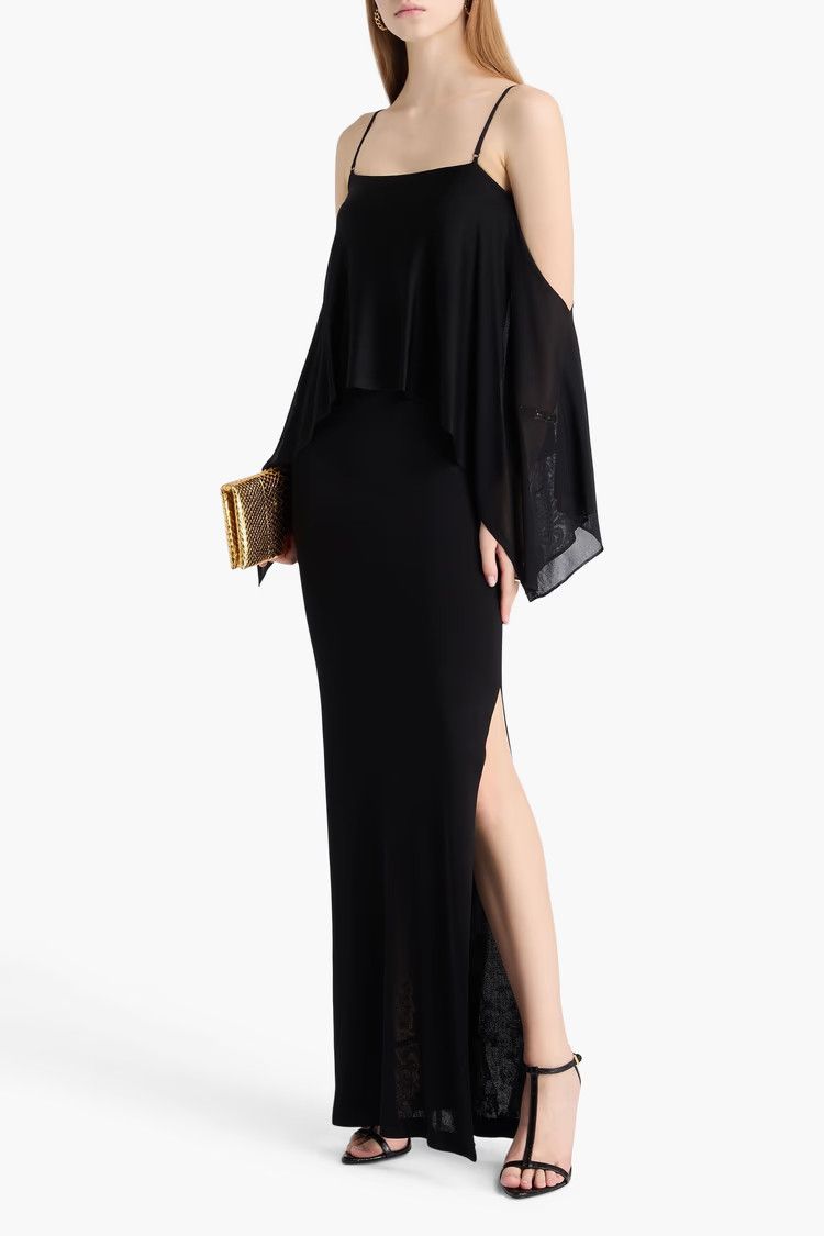 Tom Ford o1y0126 Maxi Dress in Black Size M / US 6-8 / IT 42-44 - 2 Thumbnail