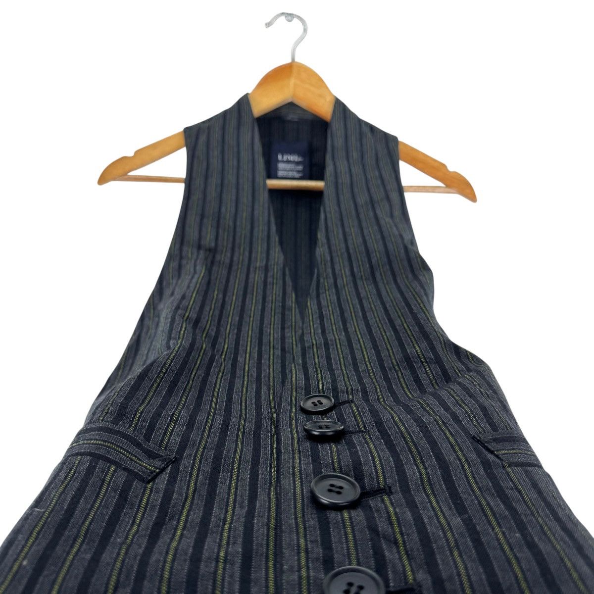 Limi Feu ☀️LIMI FEU Y’S PINSTRIPE VEST Size US M / EU 48-50 / 2 - 5 Thumbnail