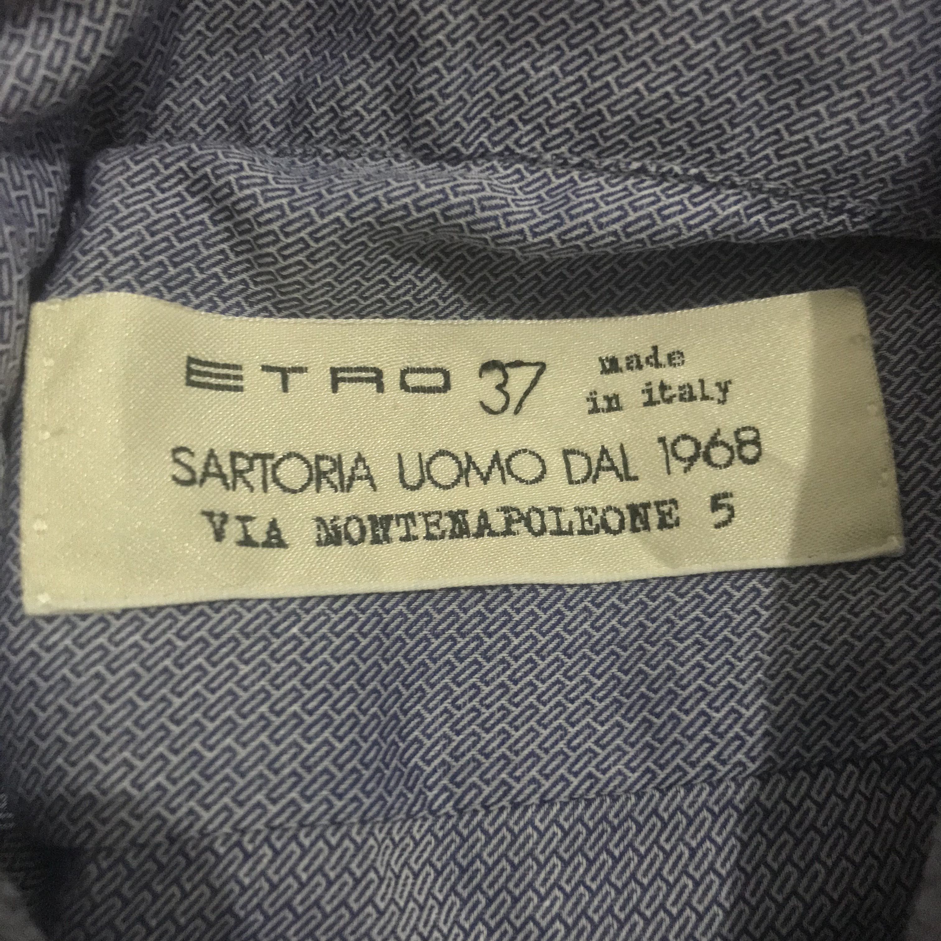 Vintage Vintage etro milano shirt button up Size US M / EU 48-50 / 2 - 4 Thumbnail