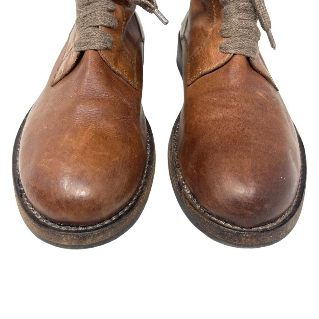 Brunello Cucinelli Brunello Cucinelli Brown Leather and Suede Riding Boots 41 Size US 11 / IT 41 - 8 Thumbnail