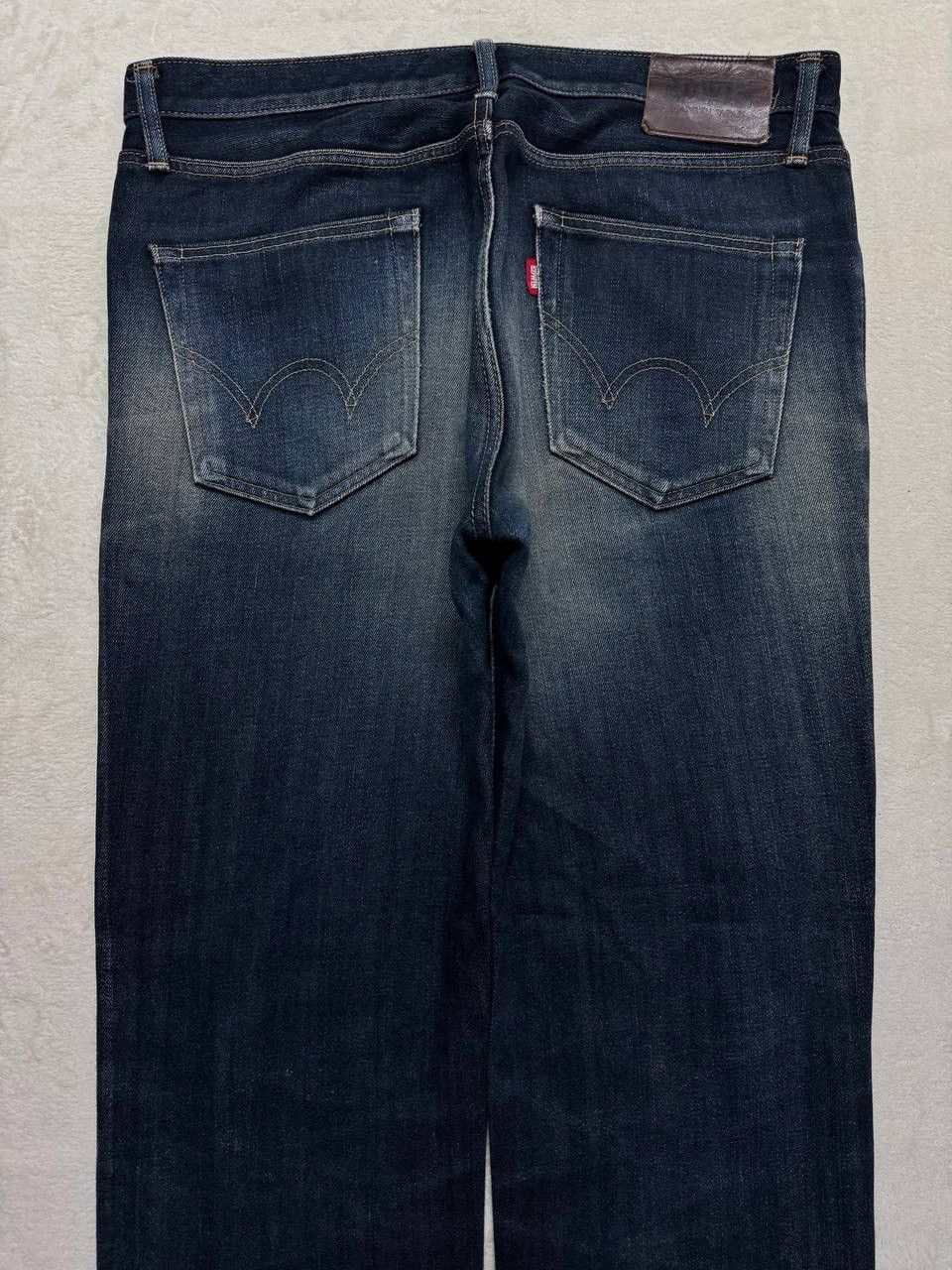 Edwin INSANE Edwin Rusty Mudwash Distress Dark Jean Made In Japan Size US 35 - 15 Thumbnail