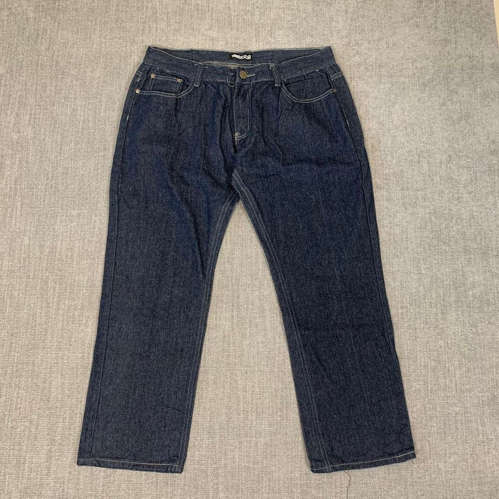Other Y2K Mecca Baggy Dark Wash Denim Jeans Size US 36 / EU 52 - 5 Thumbnail