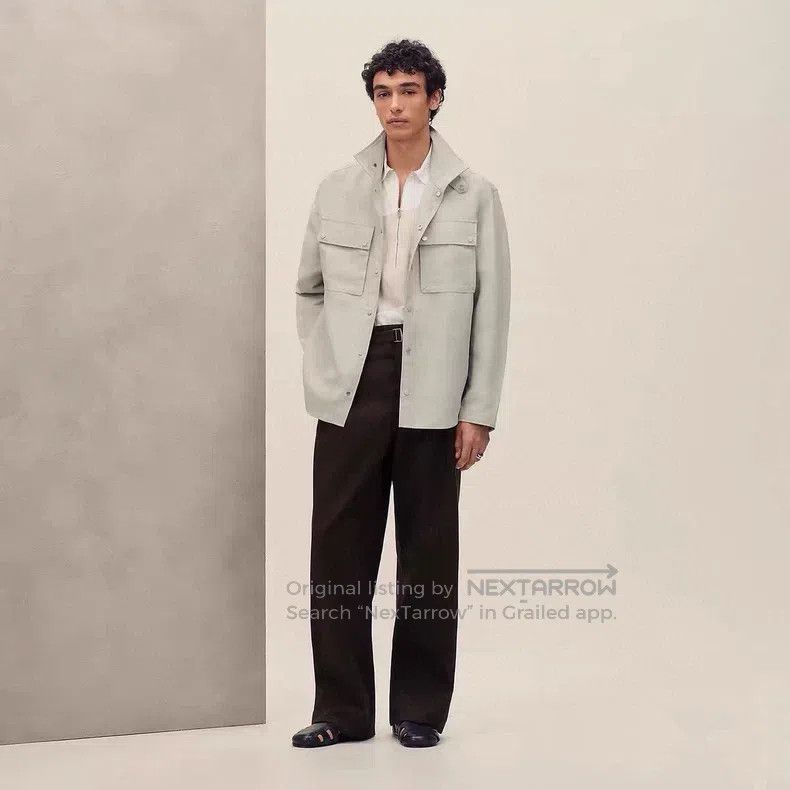 Hermes Hermes Lightweight Stand Collar Jacket Size US M / EU 48-50 / 2 - 2 Thumbnail