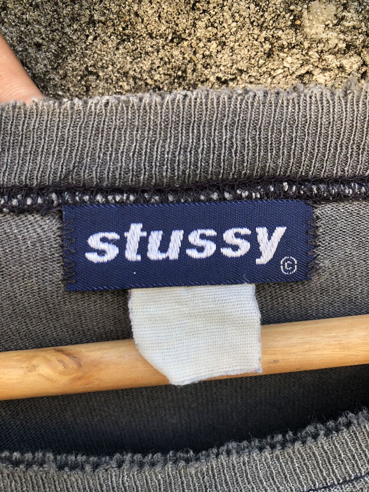 Stussy × Vintage Rare🔥 Vintage 80s Stussy LongSleeve Tshirt Distressed Size US L / EU 52-54 / 3 - 3 Thumbnail