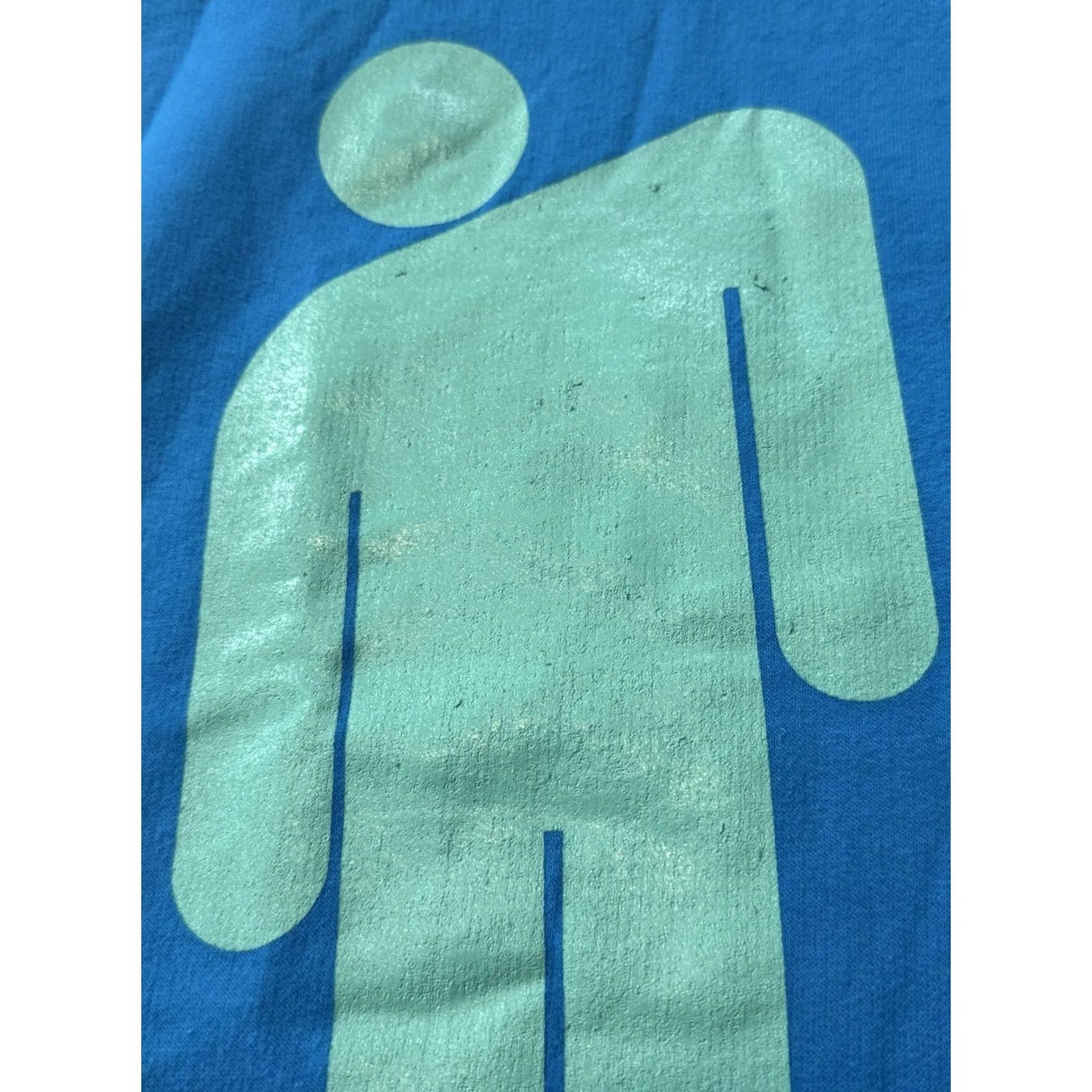 Bravado Bravado Billie Eilish ‘Racer Logo & Blohsh’ Pullover Hooded Sweatshirt Large Neon Blue Music Celebrity Colorful Grunge Hip Hop Punk Mens Womens Size L / US 10 / IT 46 - 6 Thumbnail