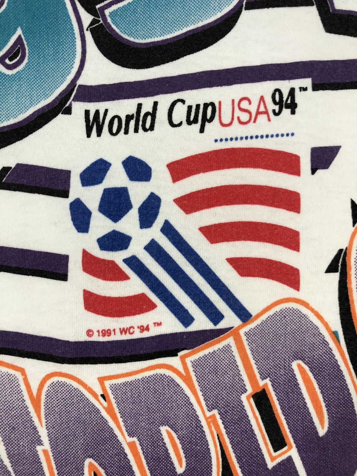 Vintage Vintage World Cup USA 1994 Team Glasgow Tshirt Size US S / EU 44-46 / 1 - 8 Thumbnail