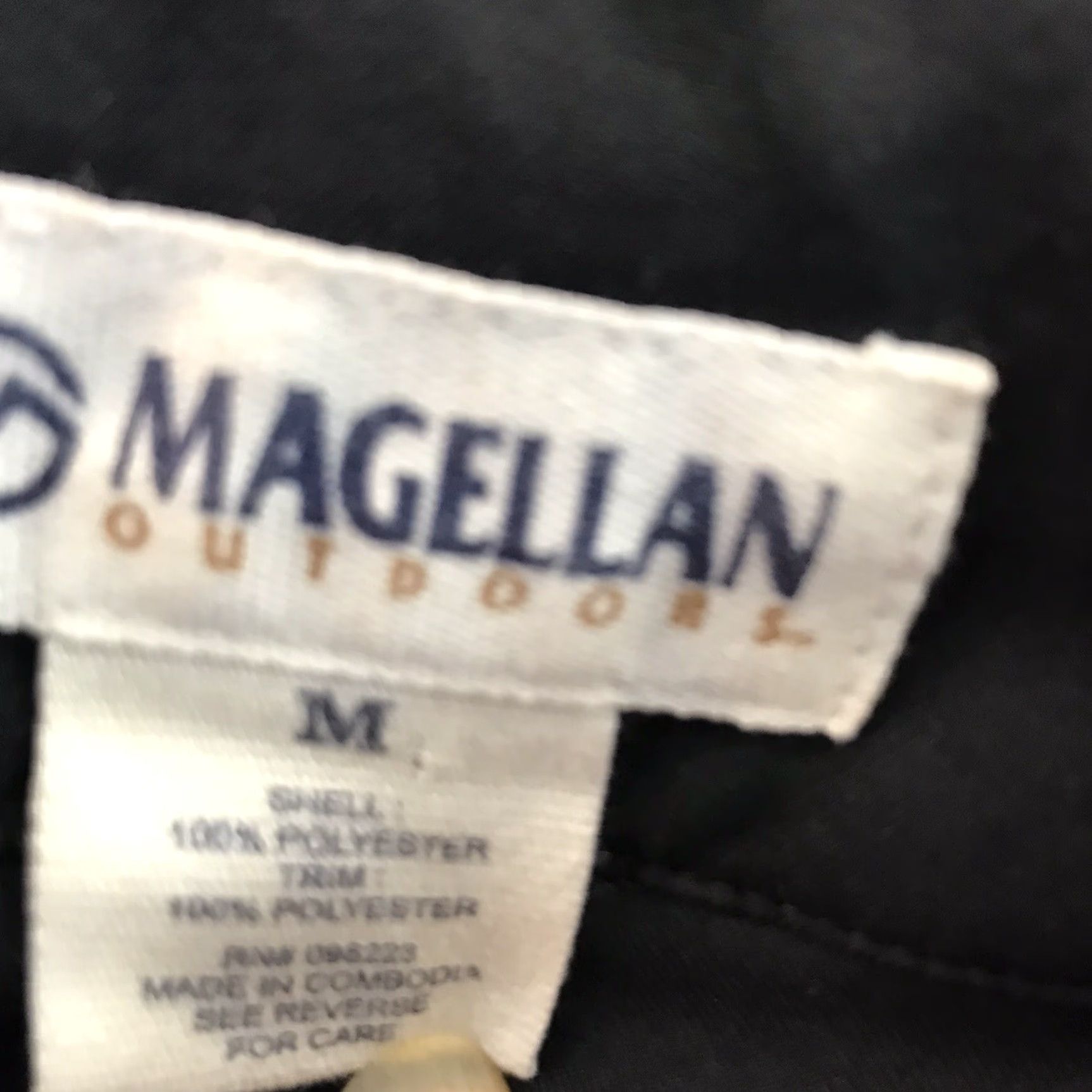 Vintage Magellan Outdoors Women's Cropped Pants Size M Black Outdoor Casual Spring Summer Size 32" / US 10 / IT 46 - 3 Thumbnail