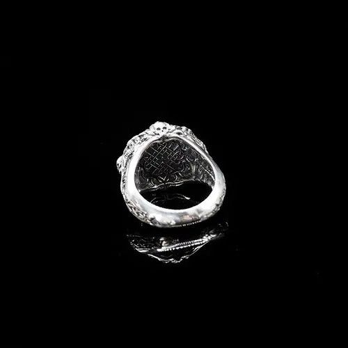 Other 925 Silver Plated Adjustable Lucky Rune Ring for Men Women Size ONE SIZE - 4 Thumbnail