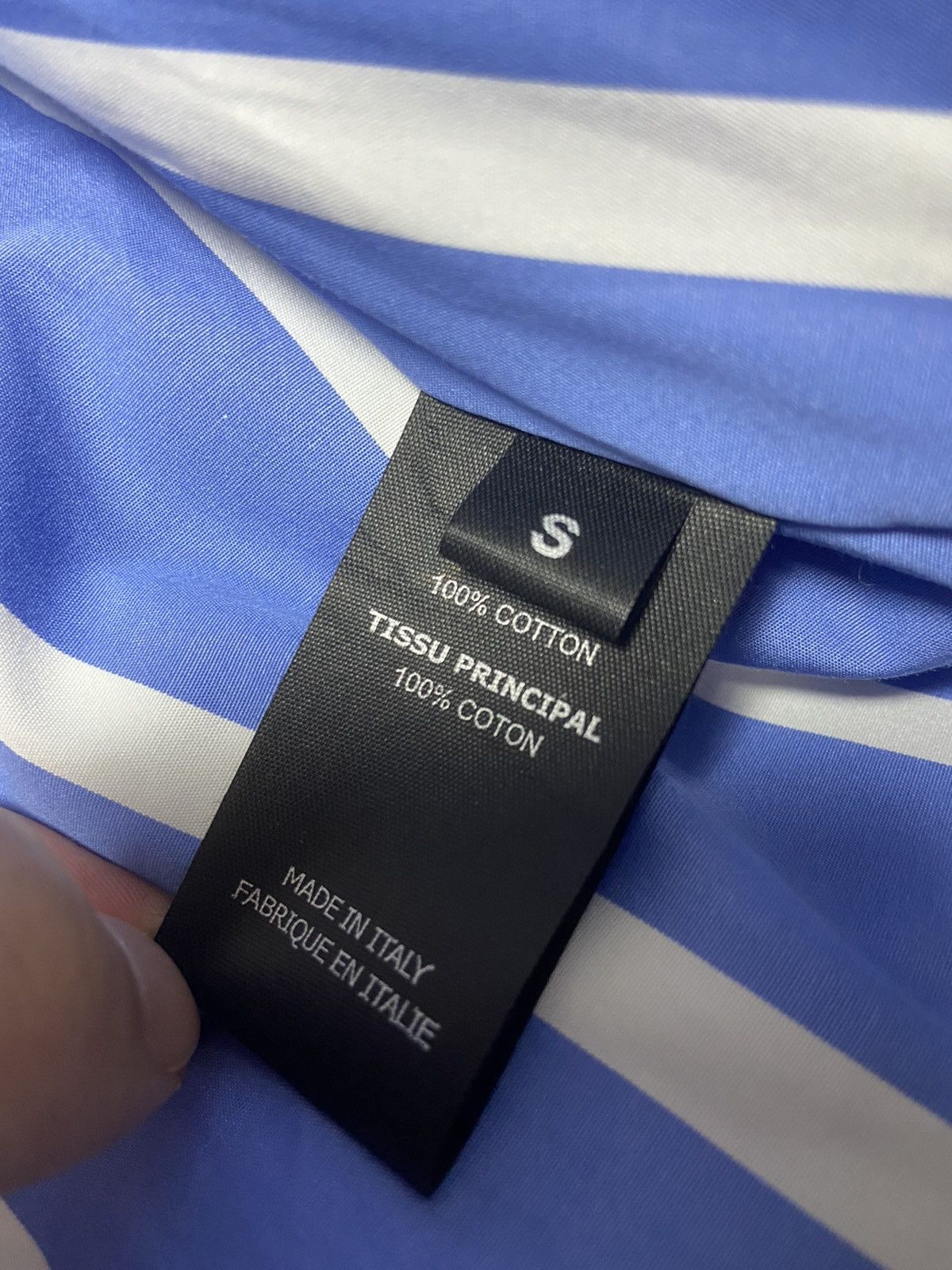 Vetements BNWT) S Vetements Puffer striped shirt jacket Size US S / EU 44-46 / 1 - 5 Thumbnail