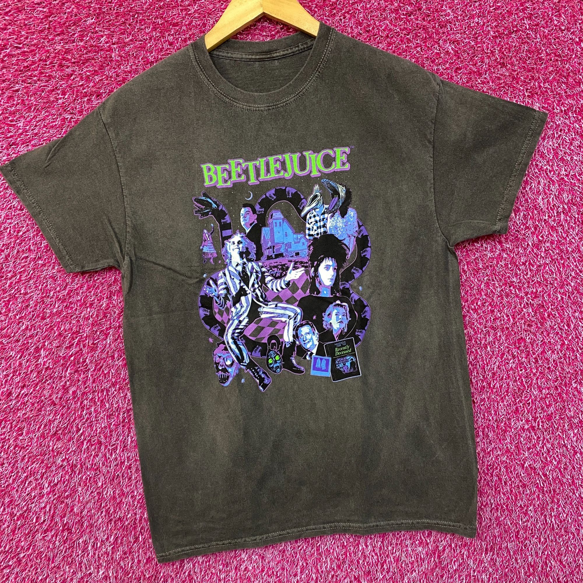 Ripple Junction Beetlejuice Collage Illustration Graphic Design T-Shirt Medi Size US M / EU 48-50 / 2 - 3 Thumbnail