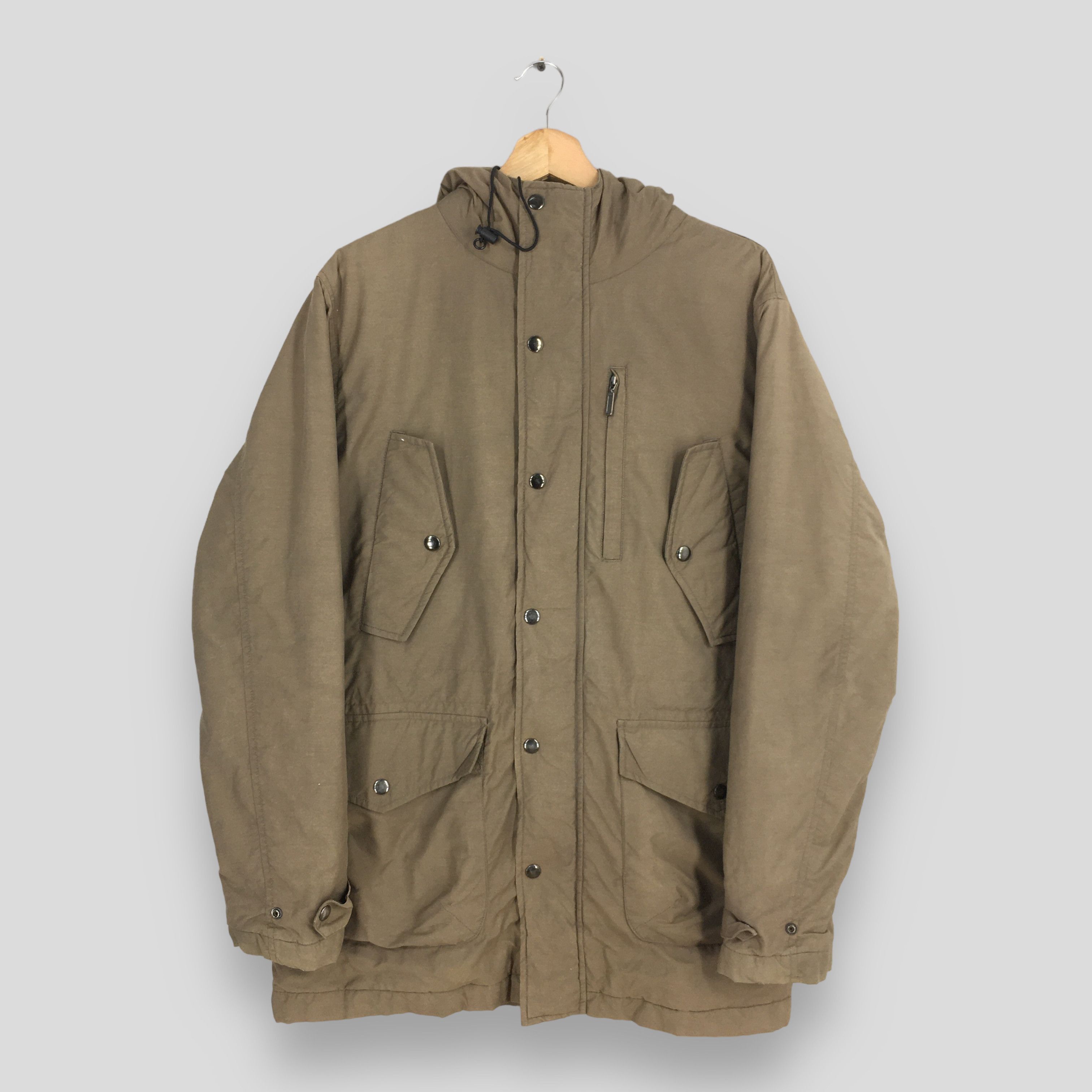 Japanese Brand Semantic Design Japan Brown Tactical Utility Hoodie Jacket Size US L / EU 52-54 / 3 - 1 Thumbnail