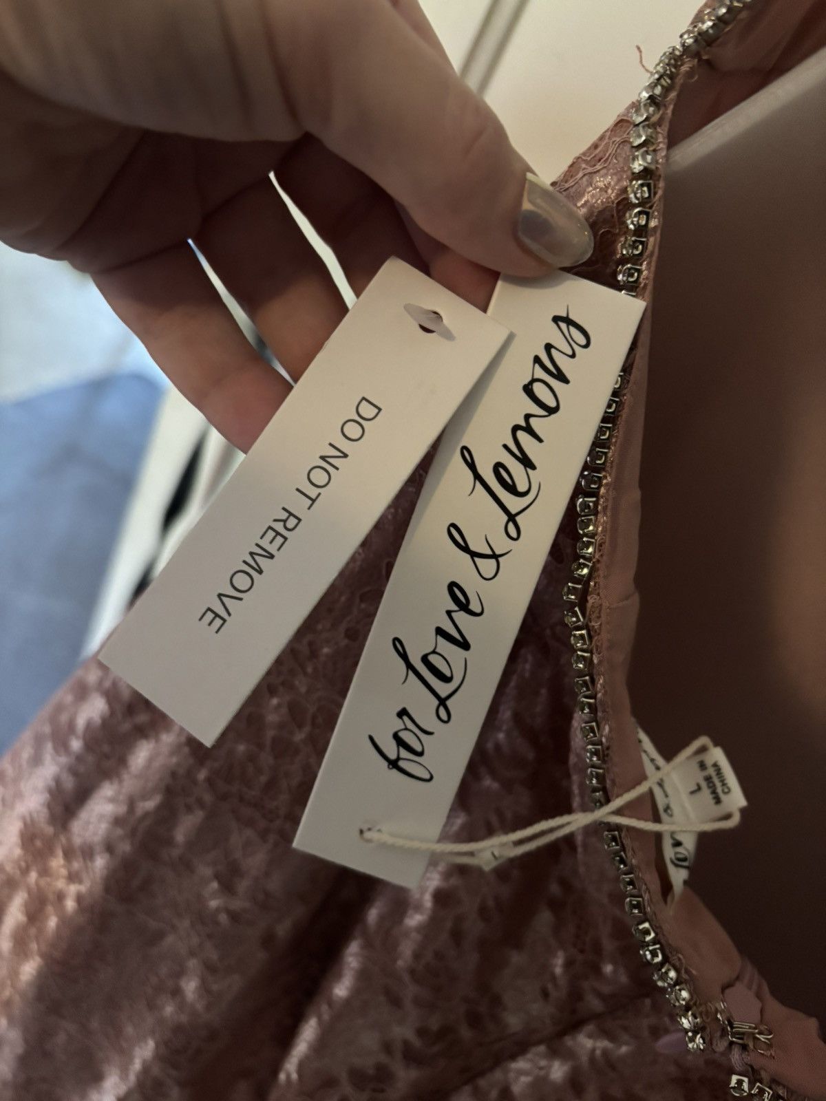 For Love & Lemons For Love & Lemons Shai Mini Dress Size L / US 10 / IT 46 - 5 Thumbnail