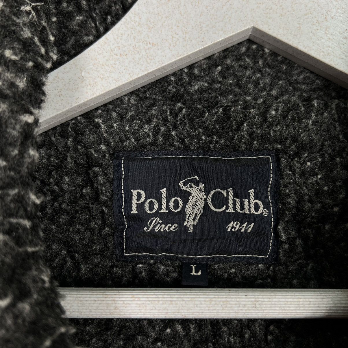 Japanese Brand 🔥 PLAID POLO CLUB WOOL CPO COMBAT JACKET Size US L / EU 52-54 / 3 - 15 Thumbnail