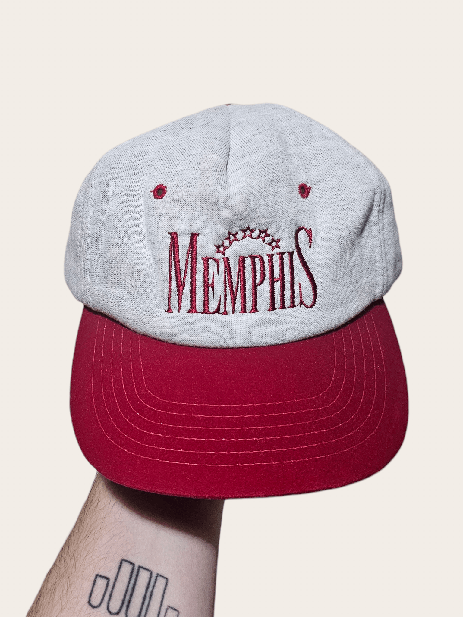Vintage Memphis Tobacco Big Logo 90's Hat Size ONE SIZE - 2 Thumbnail