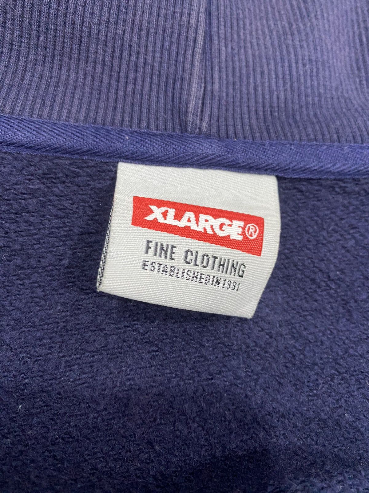 Hysteric Glamour × Japanese Brand × Xlarge Vintage Hoodie Xlarge Los Angeles Zip Up Full Line Size US XL / EU 56 / 4 - 8 Thumbnail