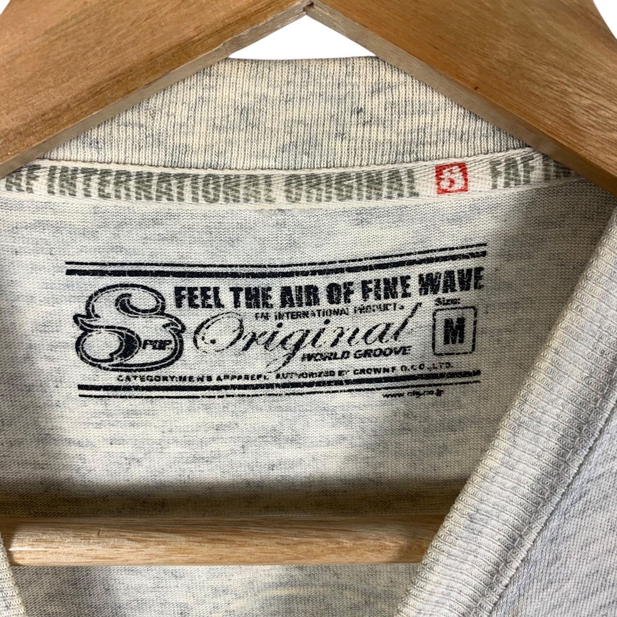 Vintage Vintage FAF FEEL THE AIR Fine Wave Surf Tee Shirt Top Size US M / EU 48-50 / 2 - 9 Thumbnail
