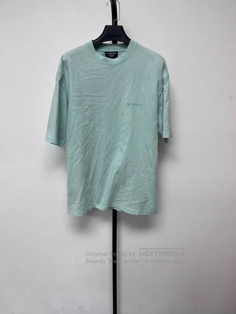 Balenciaga Balenciaga Solid Color Logo Letter Embroidered Round Neck Size XXS / US 00 / IT 34 - 1 Thumbnail