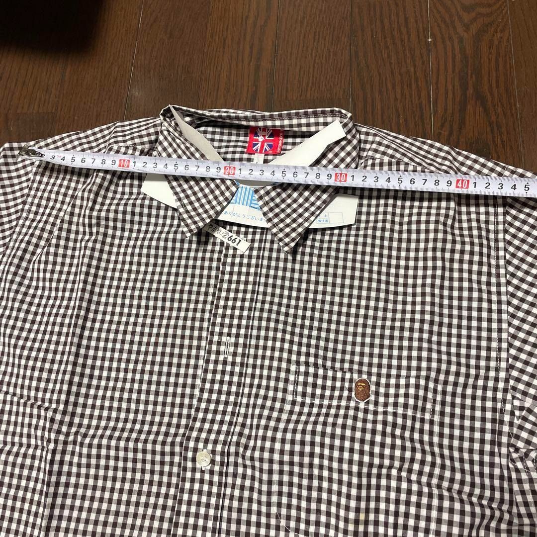 Bape A BATHING APE 90s-00s Checkered Short Sleeve Shirt Size US L / EU 52-54 / 3 - 8 Thumbnail