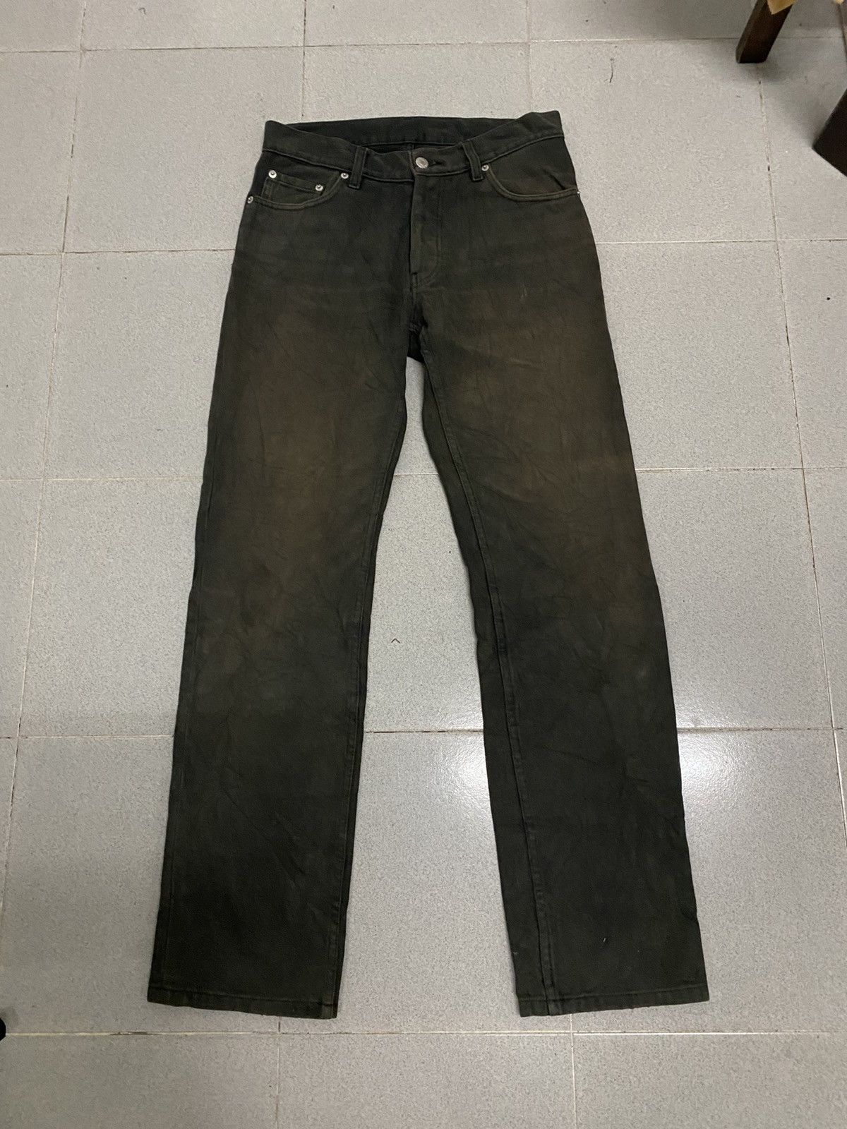 Helmut Lang black sunfaded 1998 helmut lang denim Size US 30 / EU 46 - 1 Thumbnail