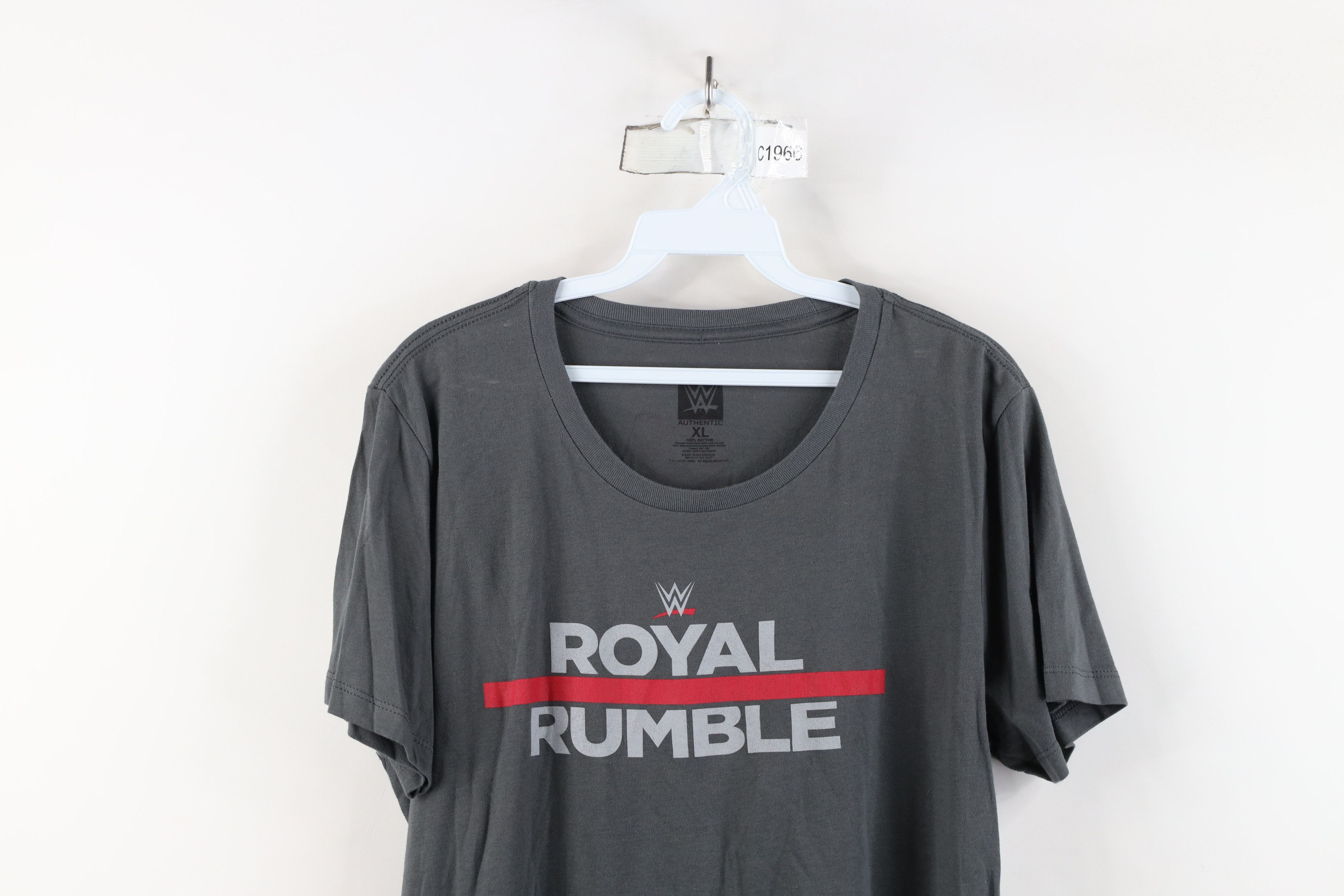 Vintage Y2K WWE 2019 Royal Rumble I Was There Wrestling T-Shirt Gray Size XL / US 12-14 / IT 48-50 - 2 Thumbnail