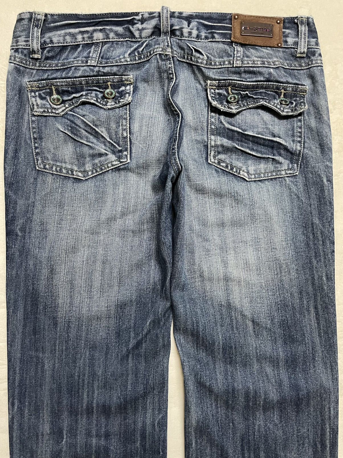 Japanese Brand Vintage D-STIAG Mudwash Bushpants Denim Jeans Size US 33 - 9 Thumbnail
