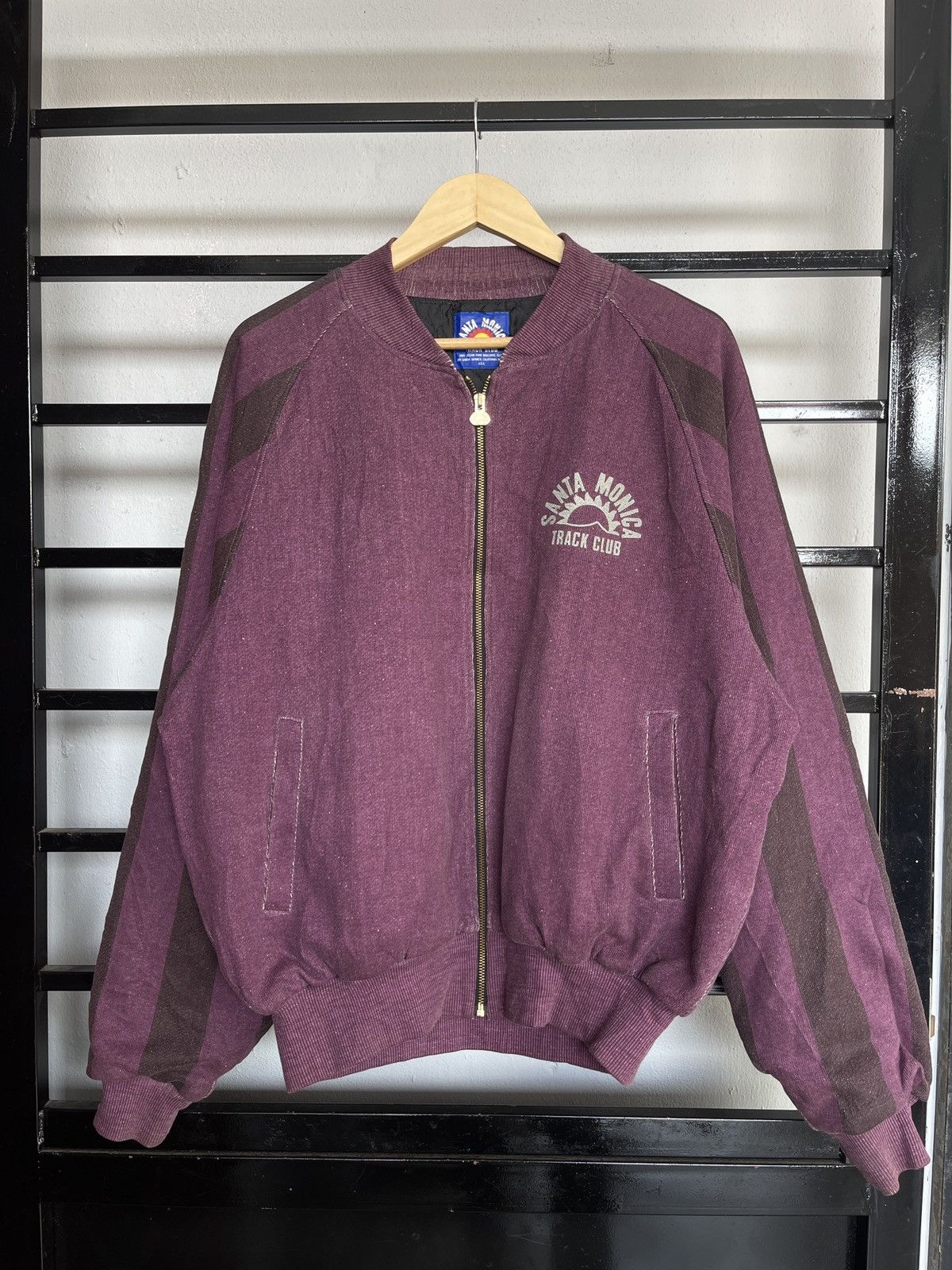image of Very Vintage Santa Monica Track Club in Purple, Men's (Size Large)