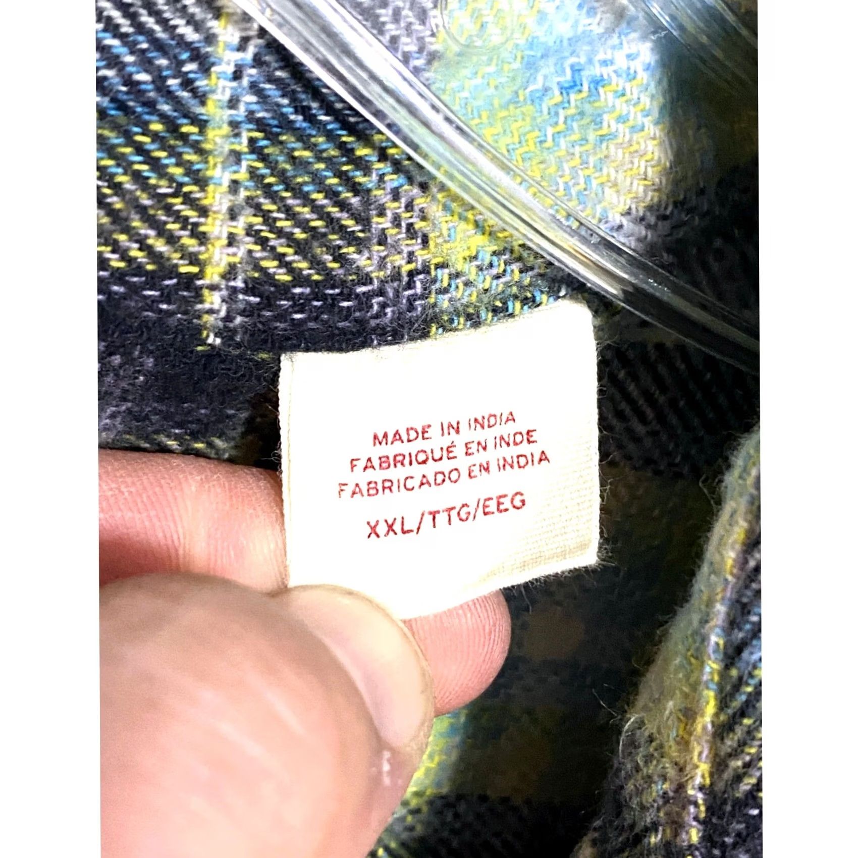 Levi's Levis The Worker Relaxed Fit Plaid Flannel Shirt Men 2XL Blue Casual Western Button-Up Size US XXL / EU 58 / 5 - 5 Thumbnail