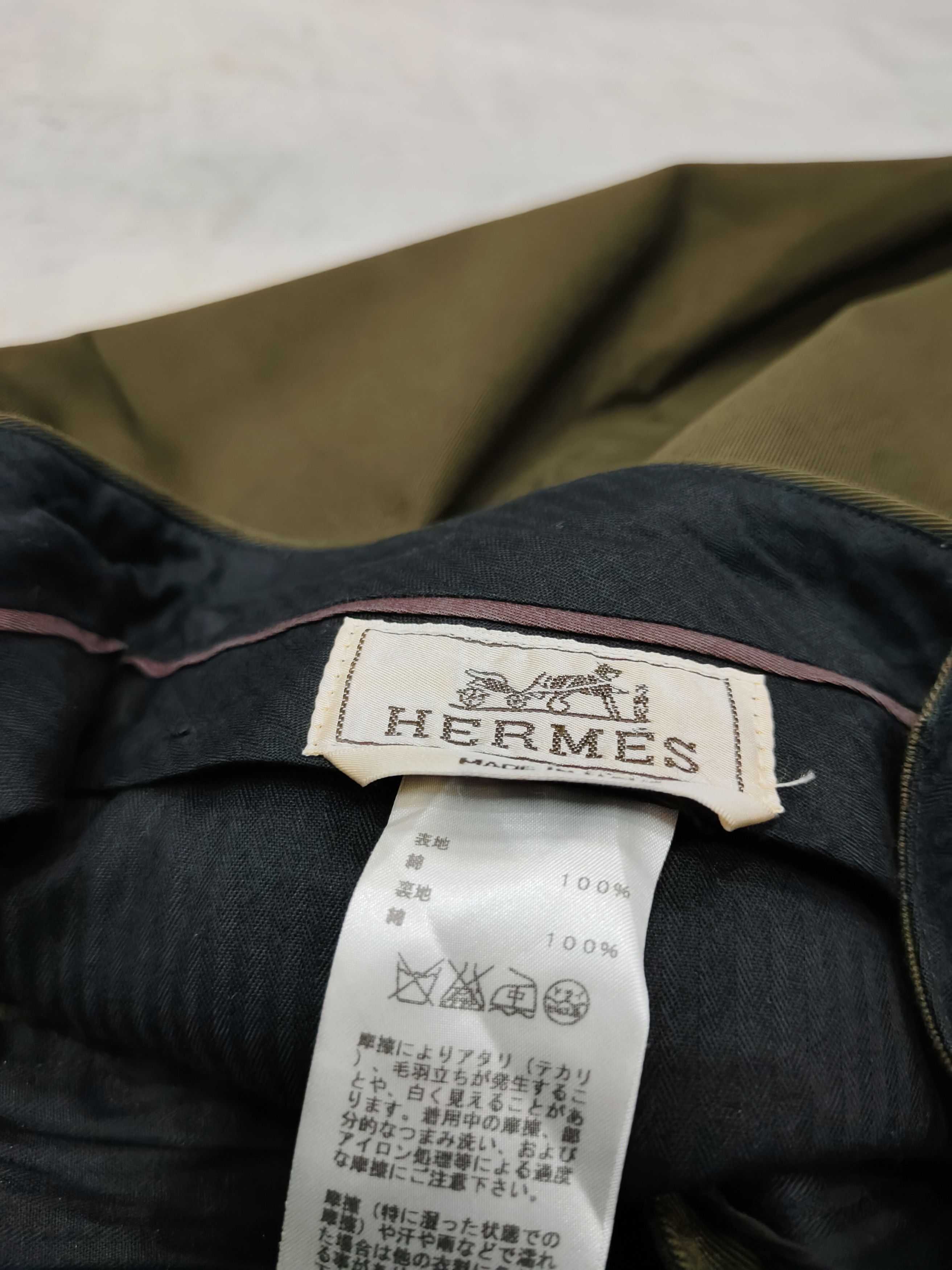Hermes × Vintage GRAIL 🇫🇷 Vtg Hermes 2 Tone Trouser Size US 32 / EU 48 - 8 Thumbnail