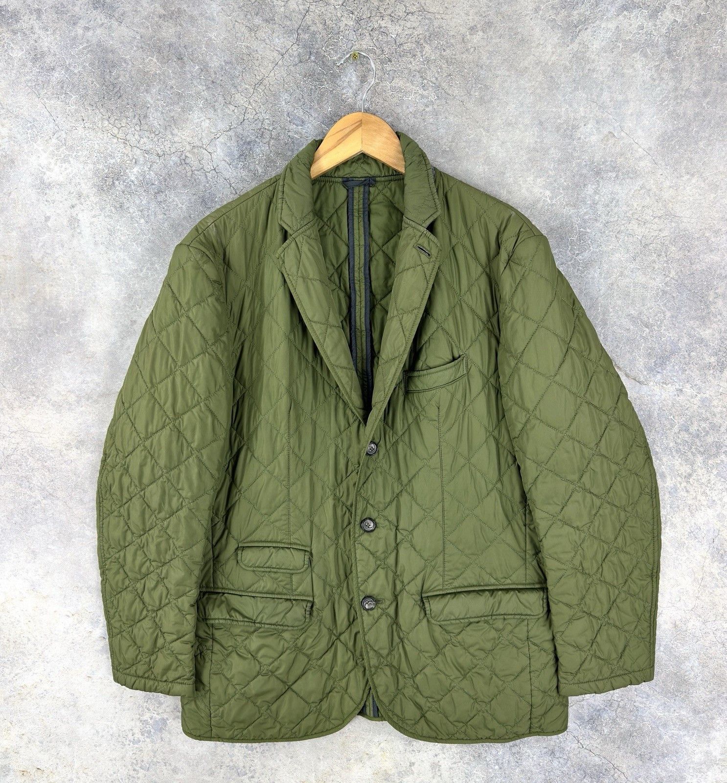 Other Waterville Mens Quilted Luxury Jacket Made in Italy Size 56 Size US XL / EU 56 / 4 - 1 Thumbnail