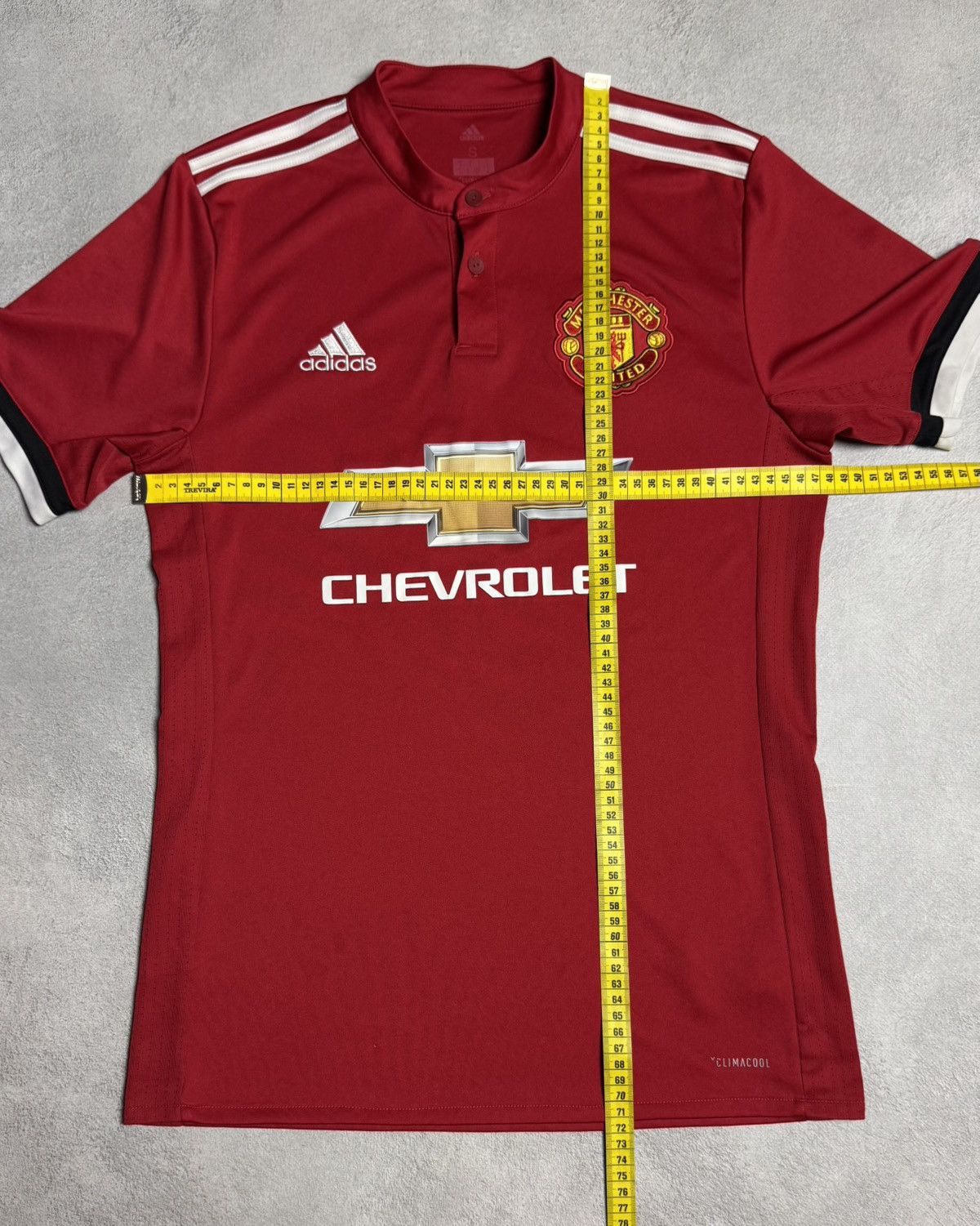 Adidas Manchester United 2017 2018 Home Shirt Soccer Jersey Adidas Size US S / EU 44-46 / 1 - 13 Thumbnail