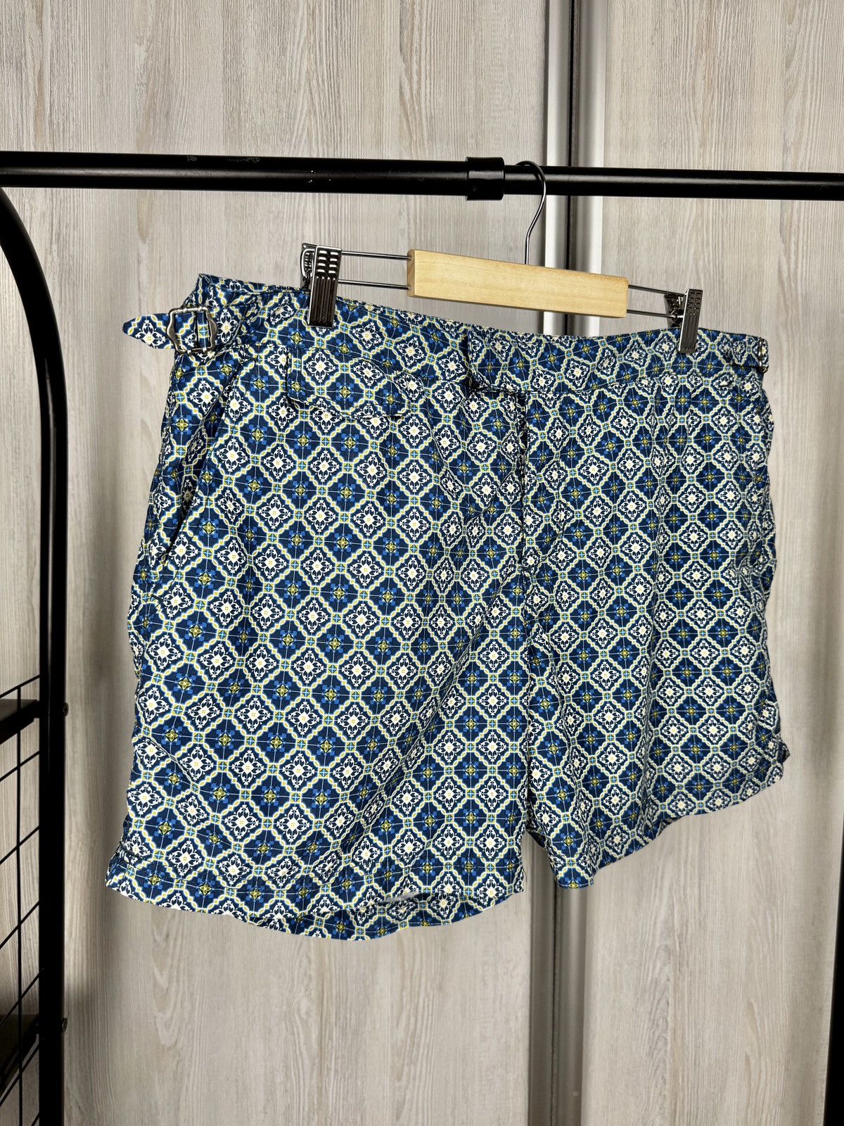 Suitsupply SuitSupply Geometrical Print Swim shorts Size XL Swimwear Size US 36 / EU 52 - 5 Thumbnail