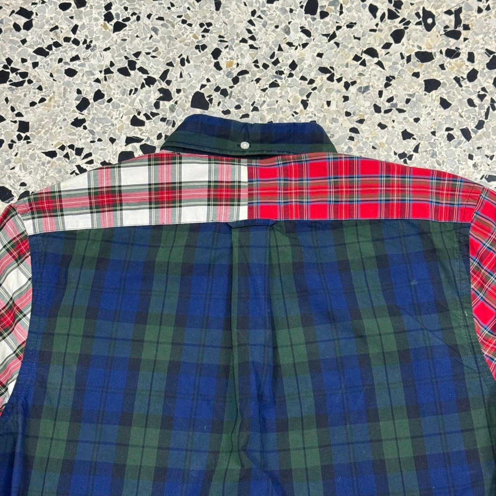 JCPenney × Vintage VINTAGE Y2K JCPENNEY PATCHWORK PLAID FLANNEL SHIRT: Size US M / EU 48-50 / 2 - 5 Thumbnail