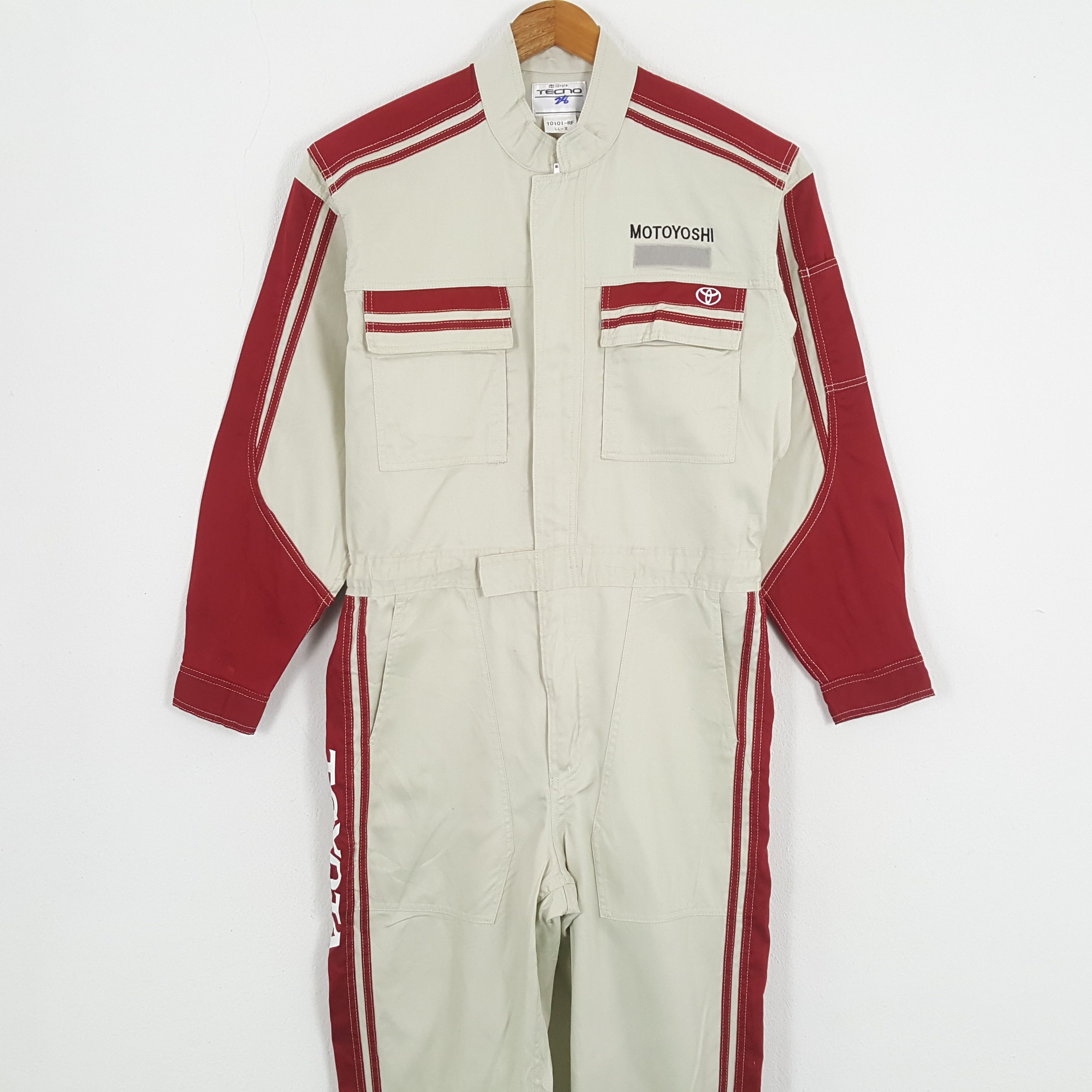Japanese Brand × Vintage Vintage TOYOTA TECNO Japanese Racing Teams Coverall Jacket Size US M / EU 48-50 / 2 - 5 Thumbnail
